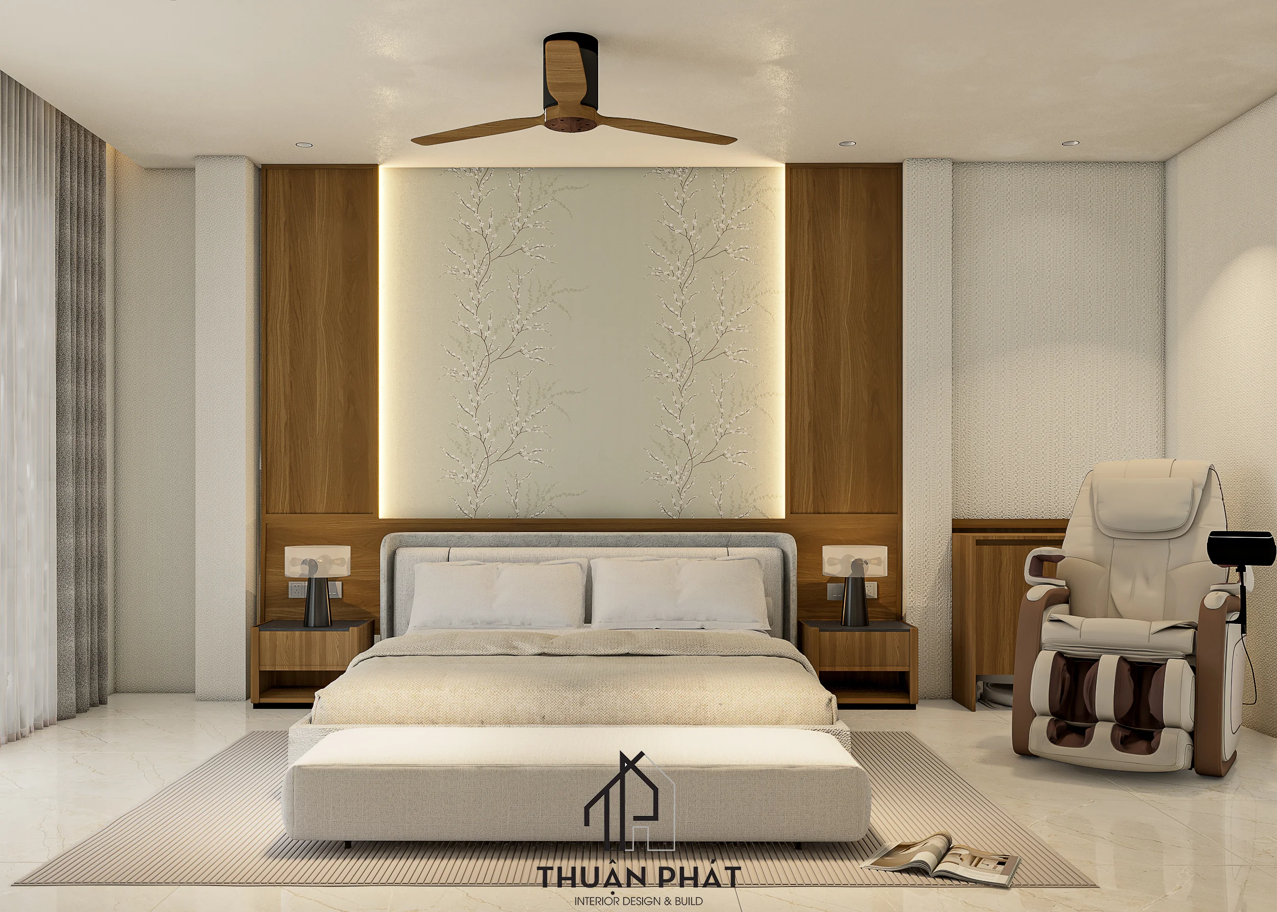 Thiết Kế Nội Thất Nhà Phố Japandi Mix Minimalism 325m2 Tại Bình Tân - Hình ảnh 14