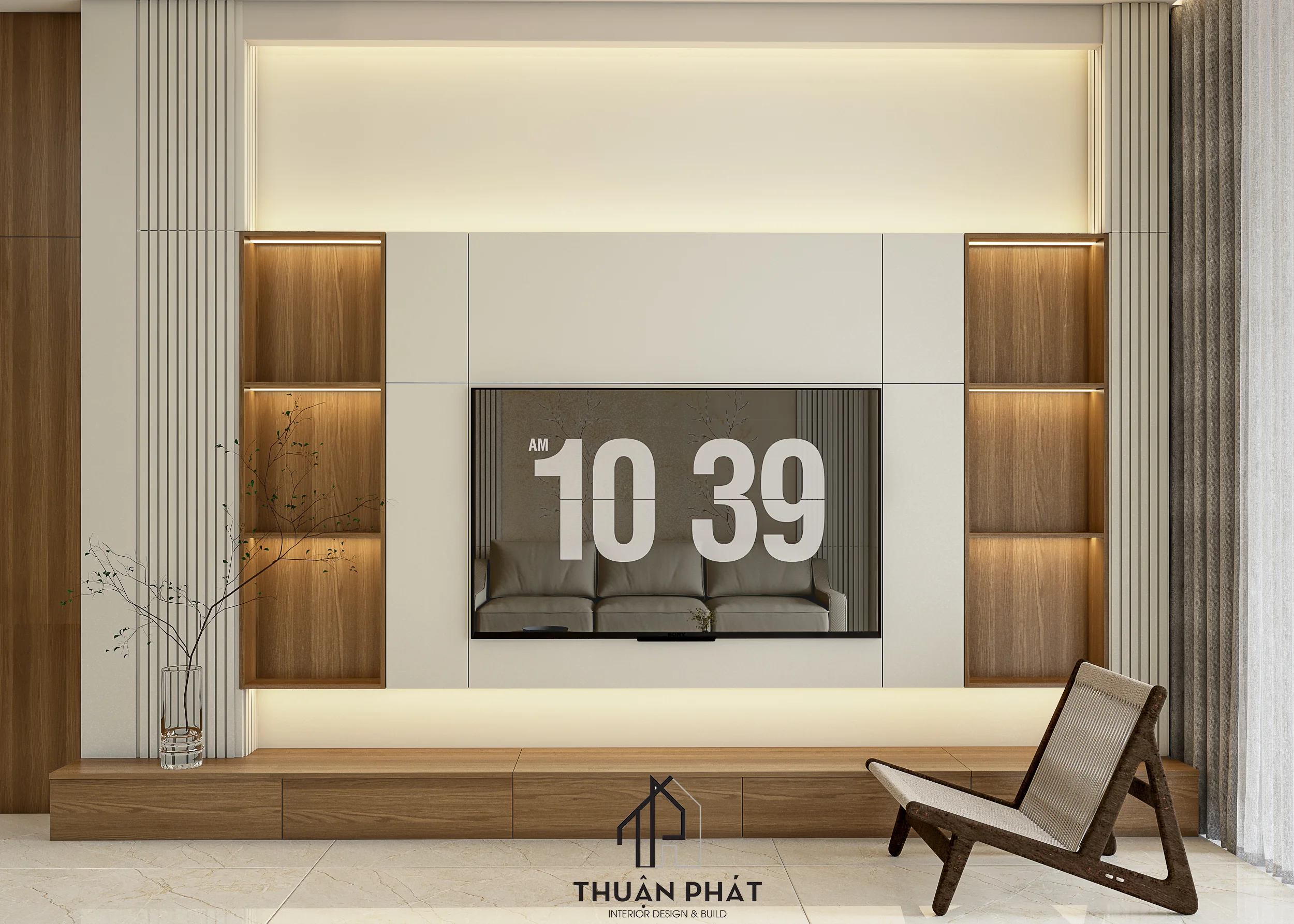 Thiết Kế Nội Thất Nhà Phố Japandi Mix Minimalism 325m2 Tại Bình Tân - Hình ảnh 7
