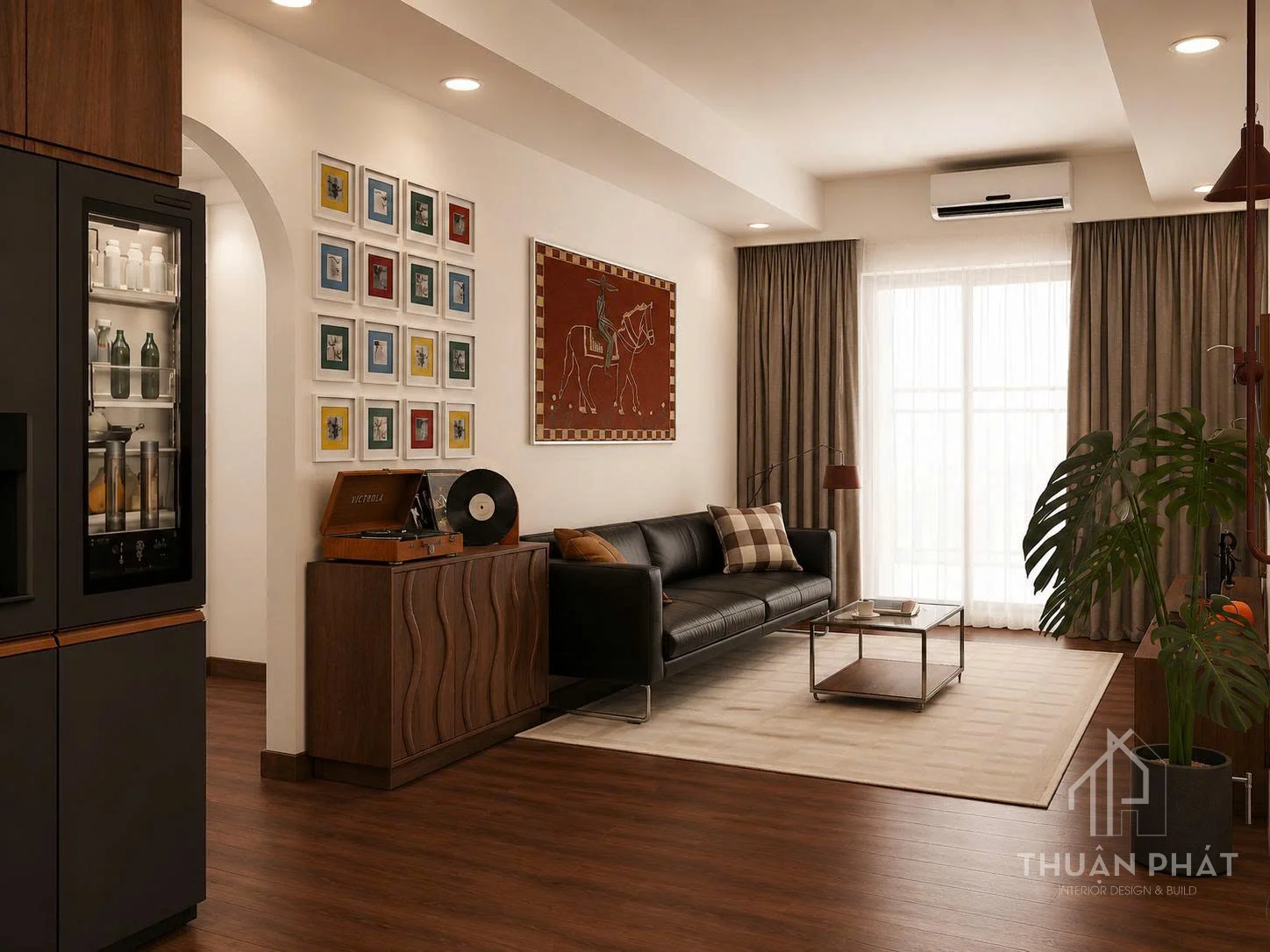 Cải tạo nội thất chung cư Soho Q1 đậm chất Retro - 54m2