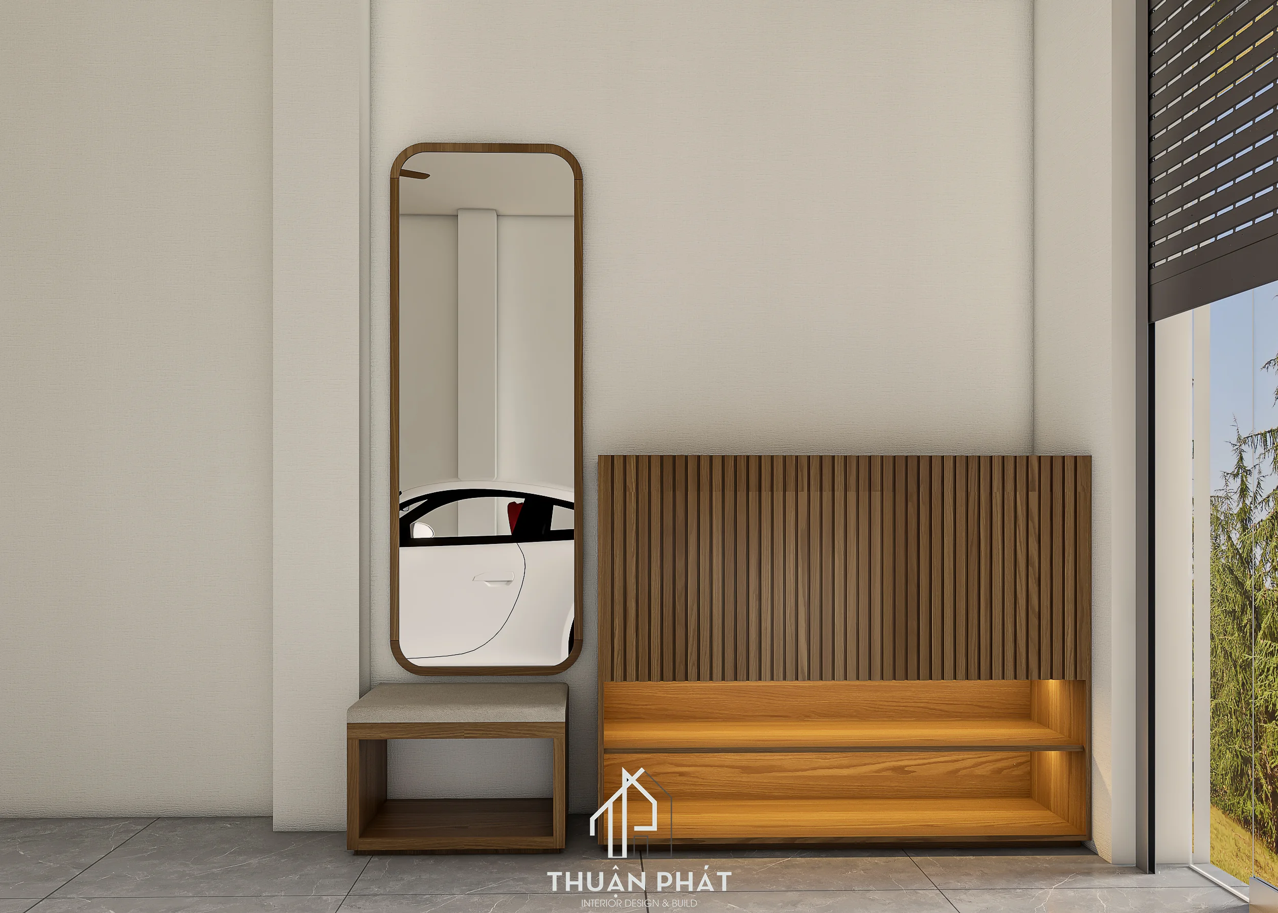Thiết Kế Nội Thất Nhà Phố Japandi Mix Minimalism 325m2 Tại Bình Tân - Hình ảnh 3
