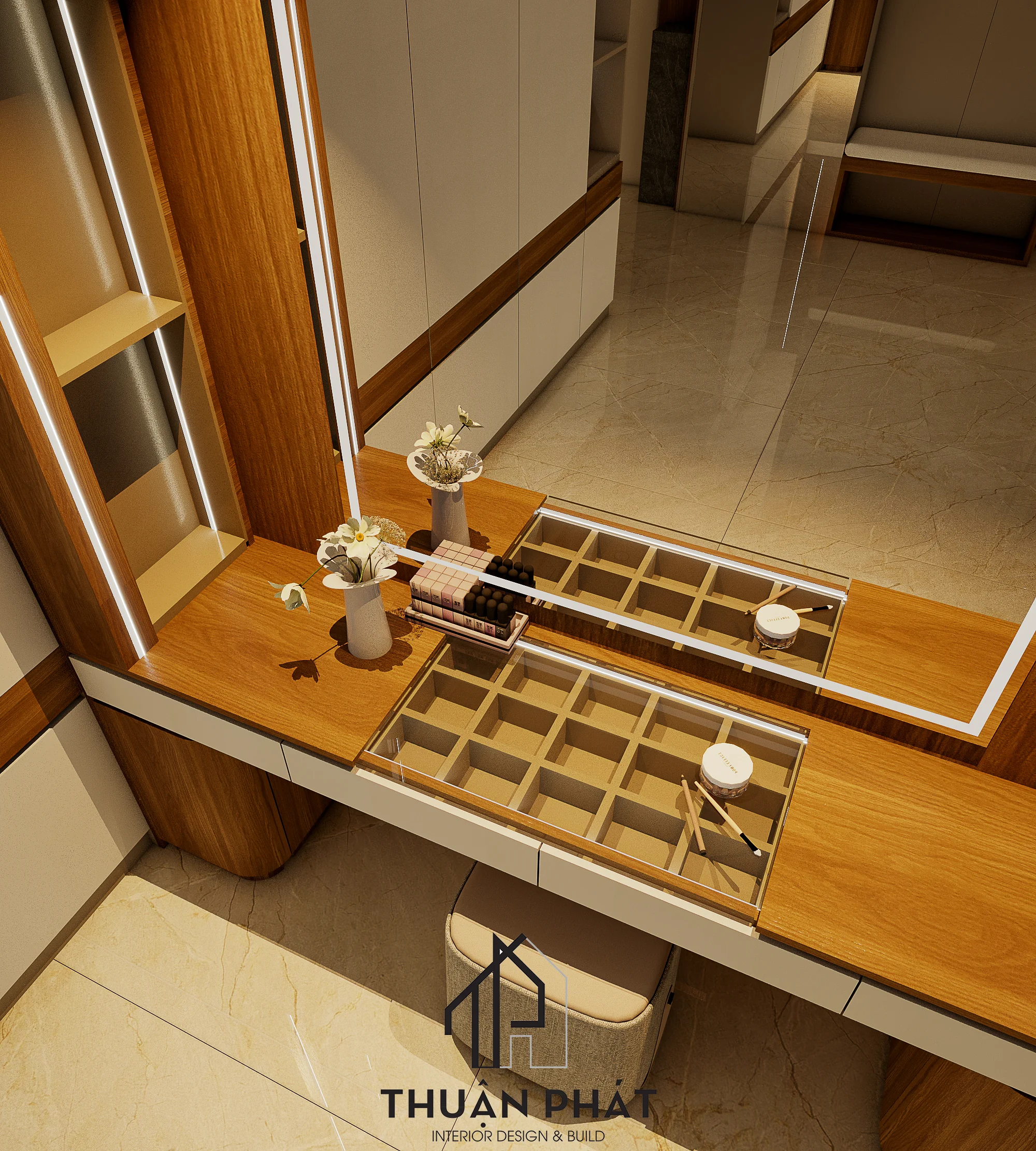 Thiết Kế Nội Thất Nhà Phố Japandi Mix Minimalism 325m2 Tại Bình Tân - Hình ảnh 15