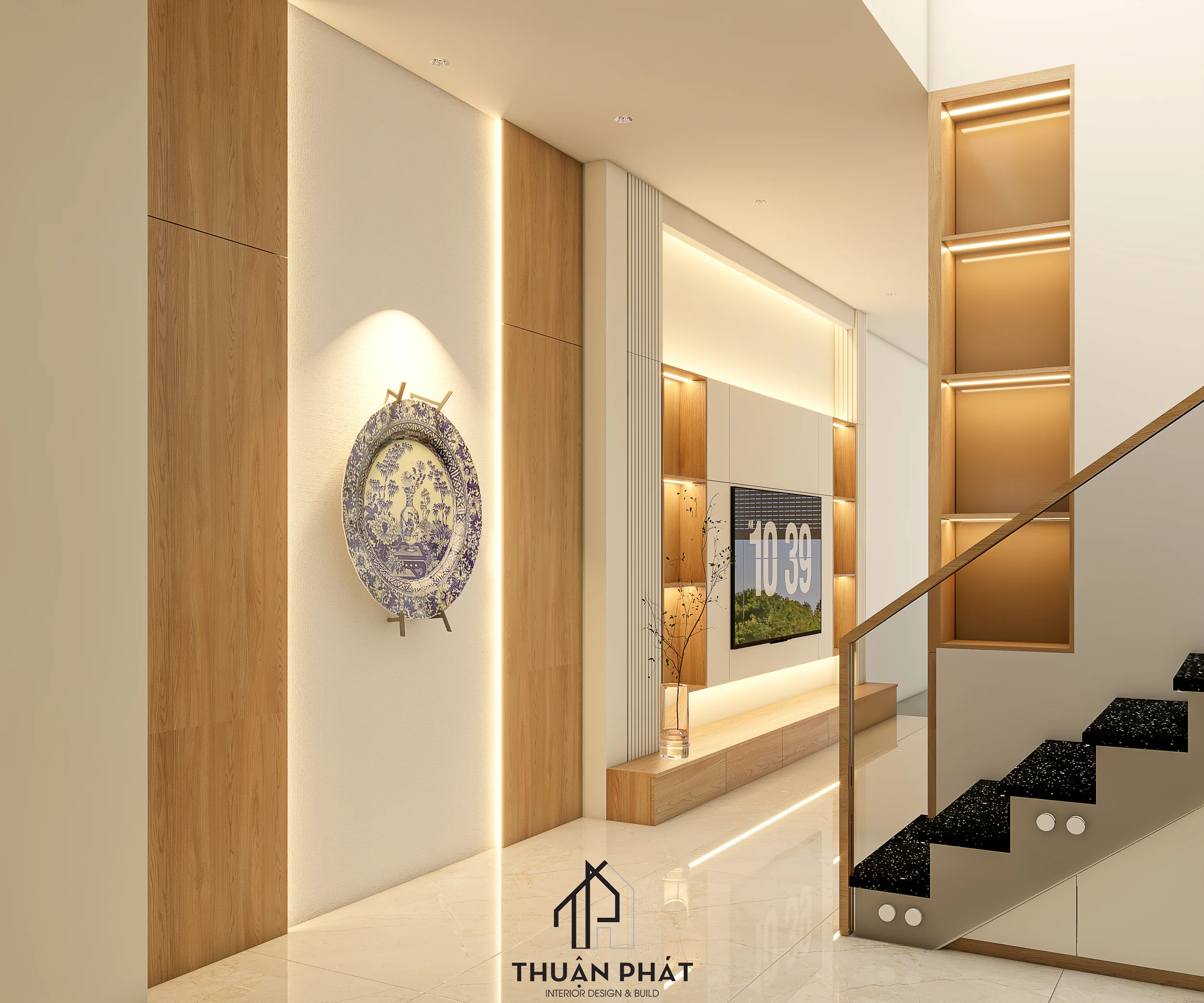 Thiết Kế Nội Thất Nhà Phố Japandi Mix Minimalism 325m2 Tại Bình Tân - Hình ảnh 8