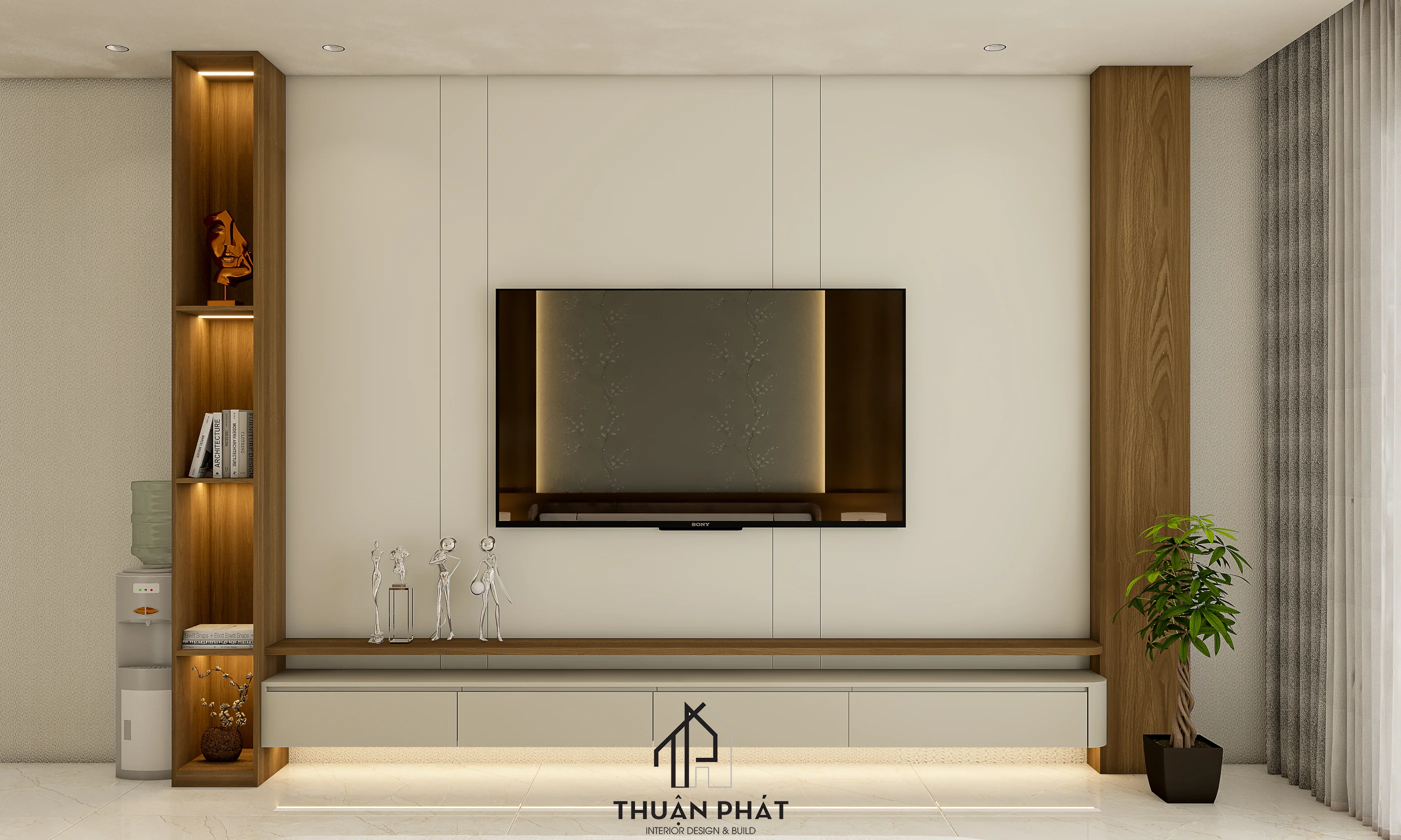 Thiết Kế Nội Thất Nhà Phố Japandi Mix Minimalism 325m2 Tại Bình Tân - Hình ảnh 19