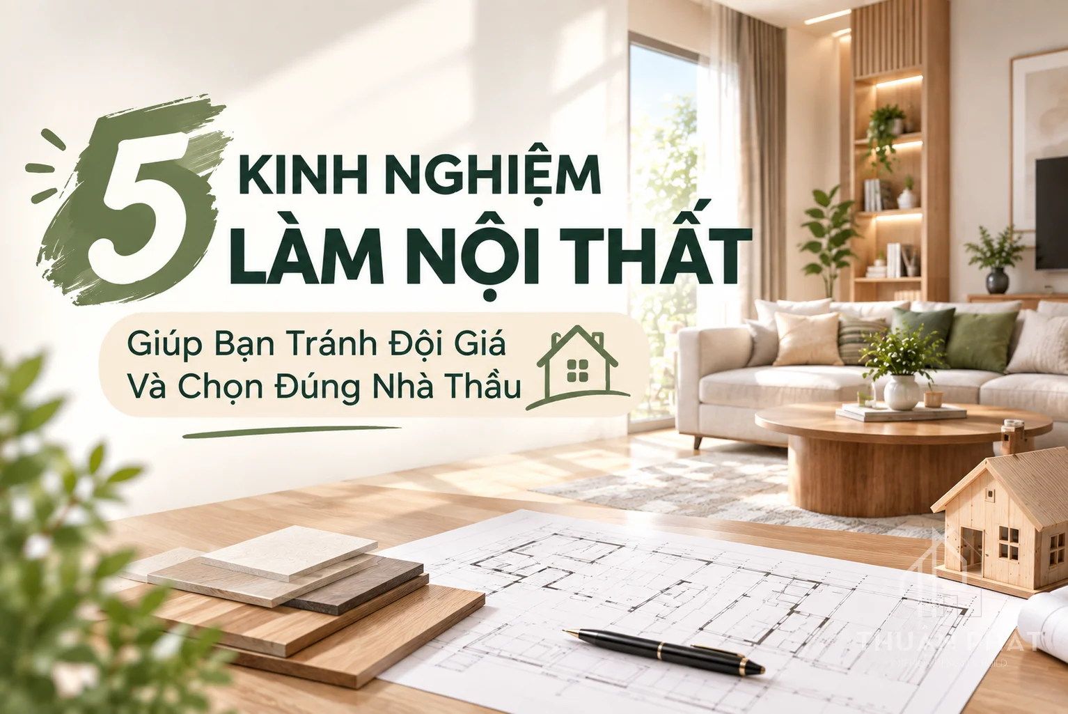 5 Kinh Nghiệm Làm Nội Thất Giúp Bạn Tránh Đội Giá Và Chọn Đúng Nhà Thầu