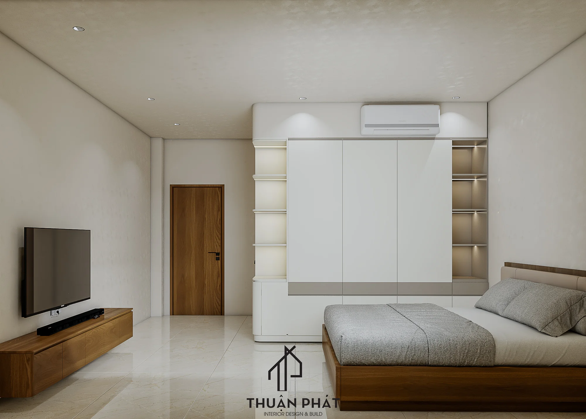 Thiết Kế Nội Thất Nhà Phố Japandi Mix Minimalism 325m2 Tại Bình Tân - Hình ảnh 18