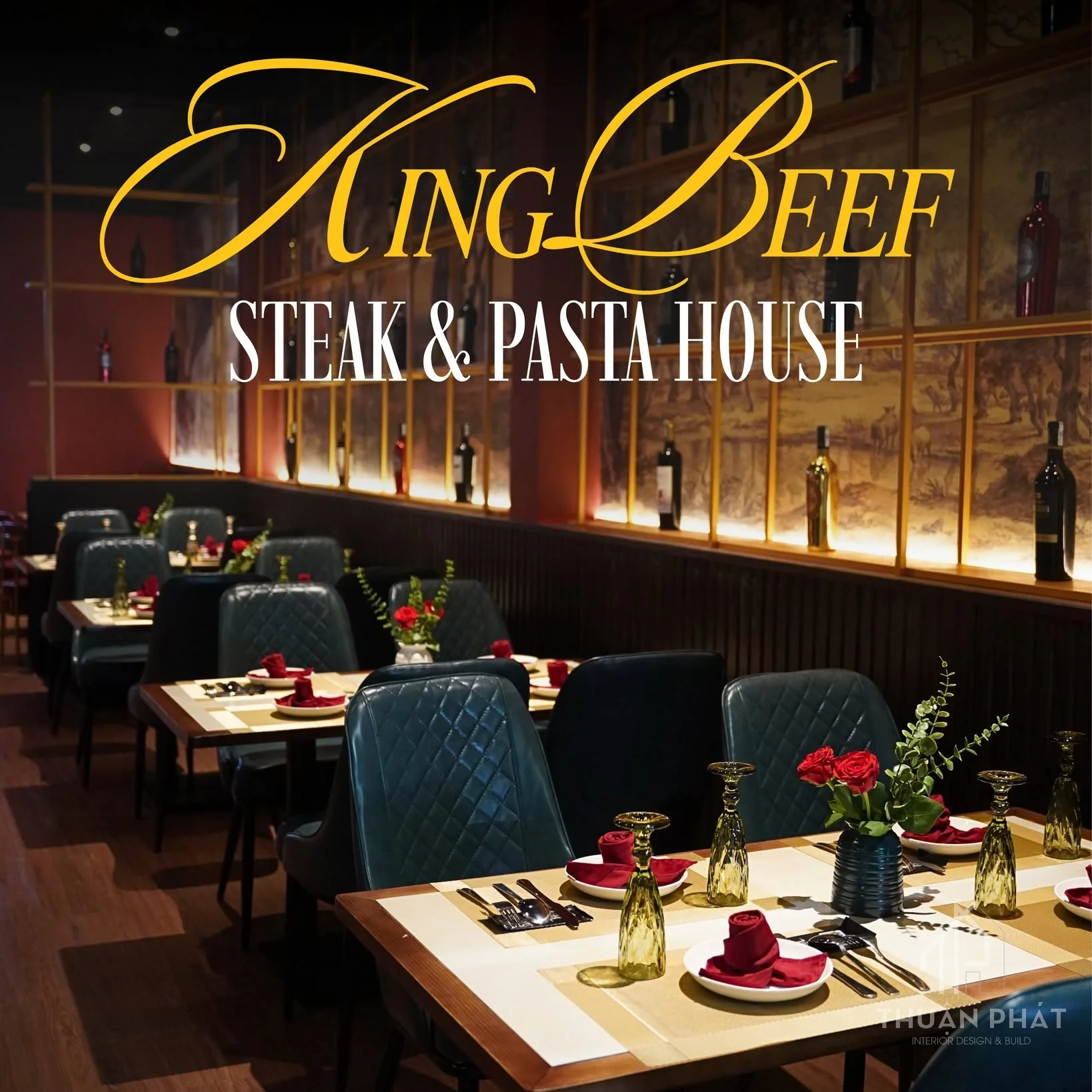 Cải Tạo Nhà Hàng Tại Tân Bình: Đột Phá Không Gian King Beef Steak & Pasta 600m2