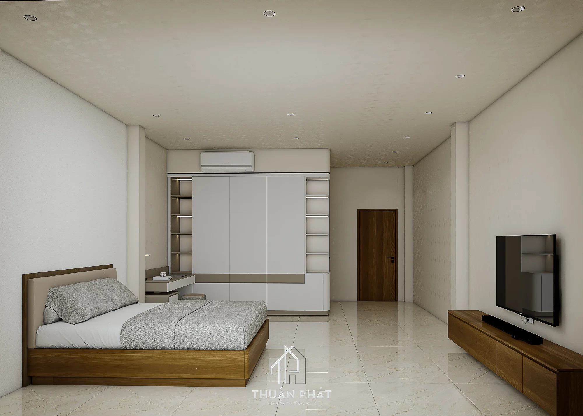 Thiết Kế Nội Thất Nhà Phố Japandi Mix Minimalism 325m2 Tại Bình Tân - Hình ảnh 22
