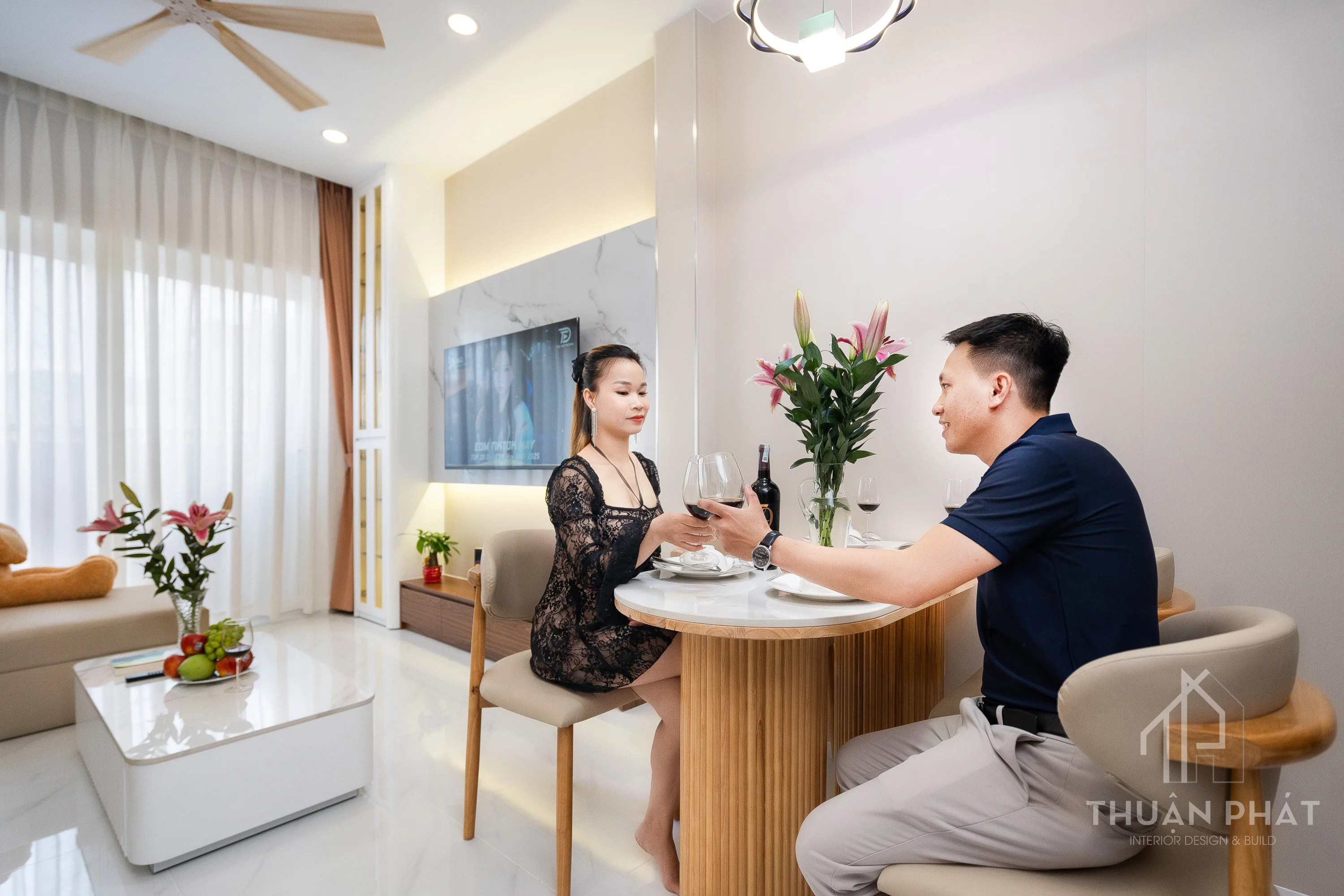 Thi Công Cải Tạo Nội Thất Trọn Gói Nhà Phố 51m2 Tại Dĩ An - Hình ảnh 11