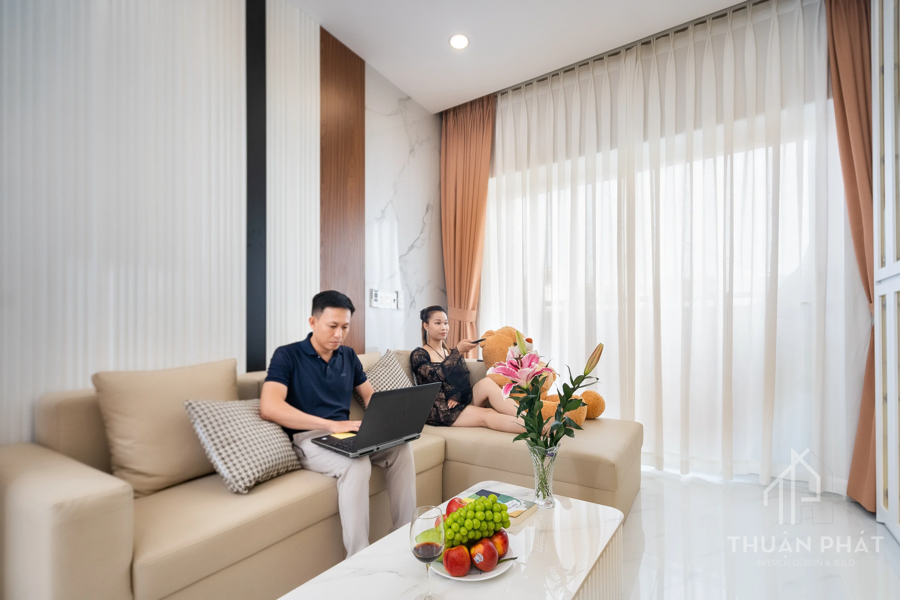 Thi Công Cải Tạo Nội Thất Trọn Gói Nhà Phố 51m2 Tại Dĩ An - Hình ảnh 12