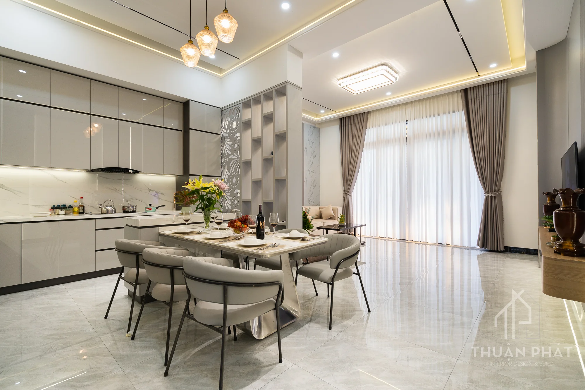 Thi Công Nhà Phố Tại Phan Thiết Cho Gia Đình Anh Thạch - Hình ảnh 26