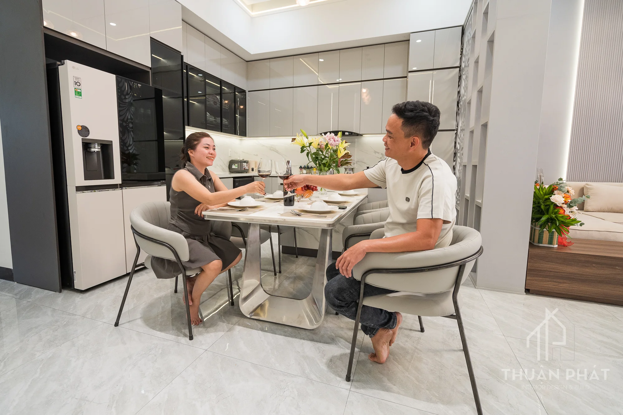 Thi Công Nhà Phố Tại Phan Thiết Cho Gia Đình Anh Thạch - Hình ảnh 31