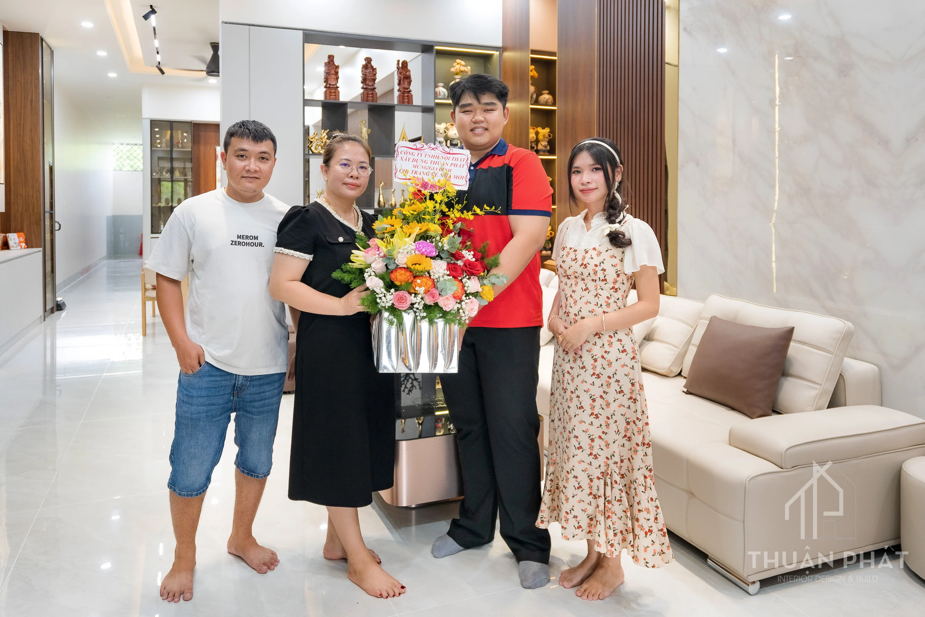Thi Công Nội Thất Nhà Phố 210m2 Trọn Gói