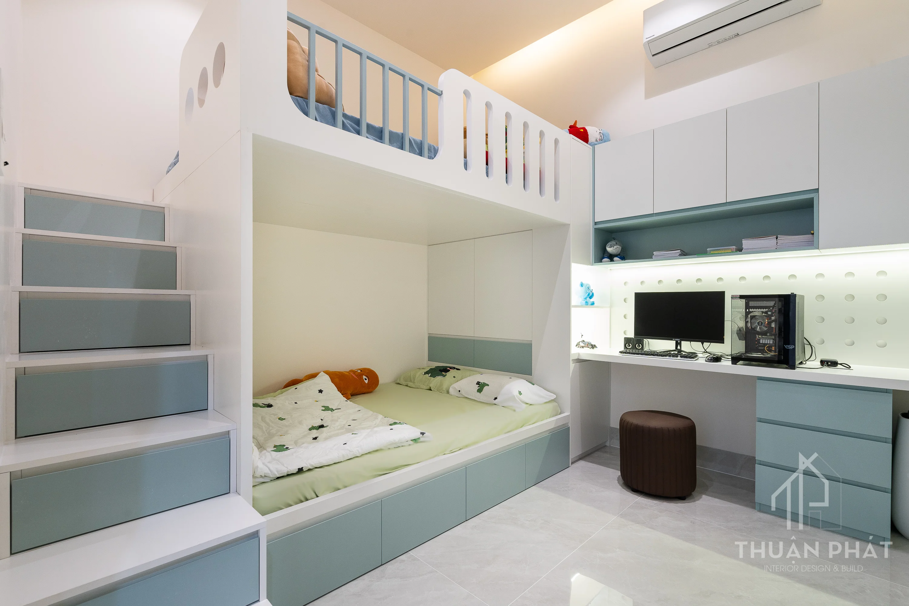 Thi Công Nội Thất Nhà Phố 210m2 Trọn Gói - Hình ảnh 50