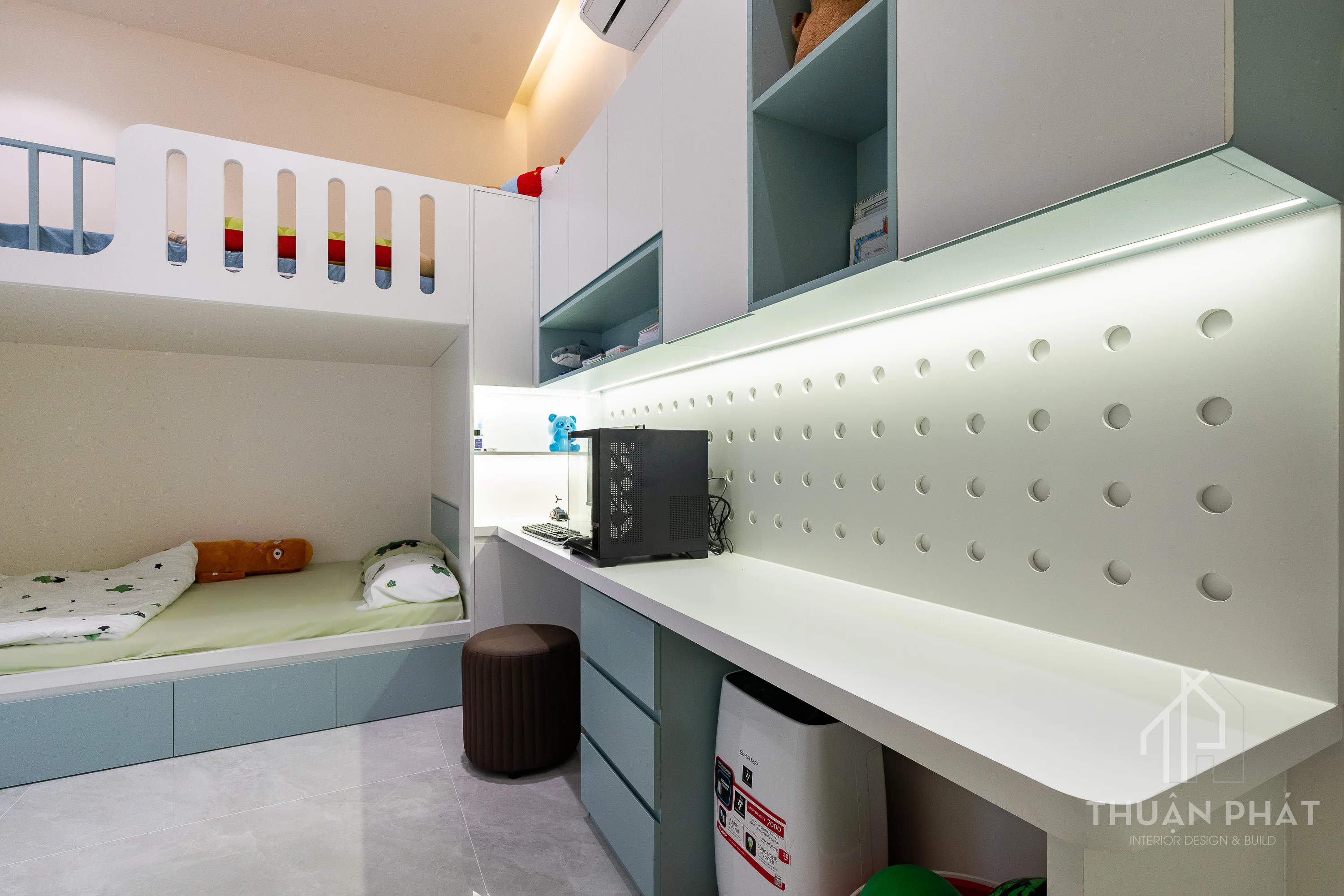 Thi Công Nội Thất Nhà Phố 210m2 Trọn Gói - Hình ảnh 54