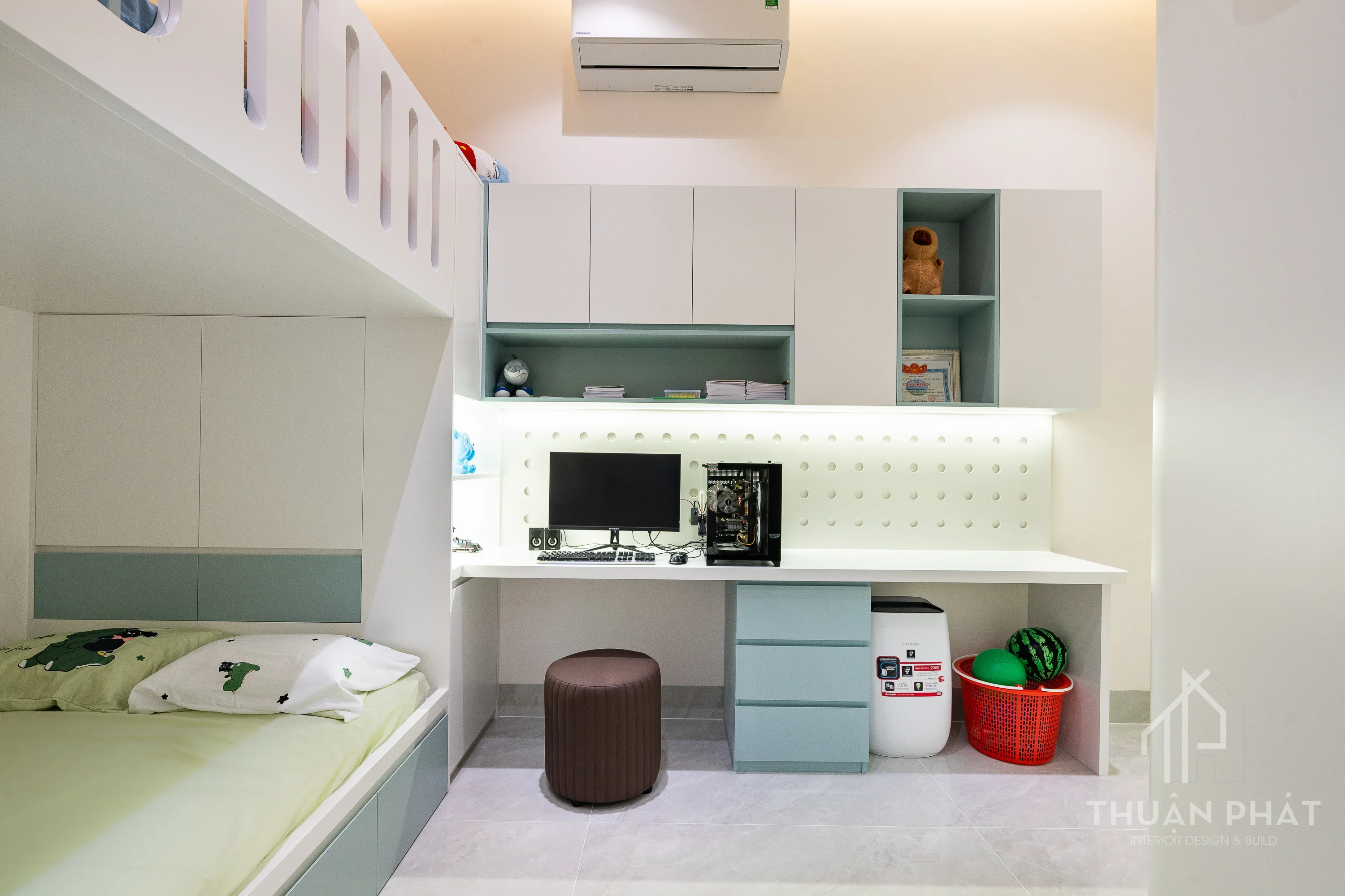 Thi Công Nội Thất Nhà Phố 210m2 Trọn Gói - Hình ảnh 48