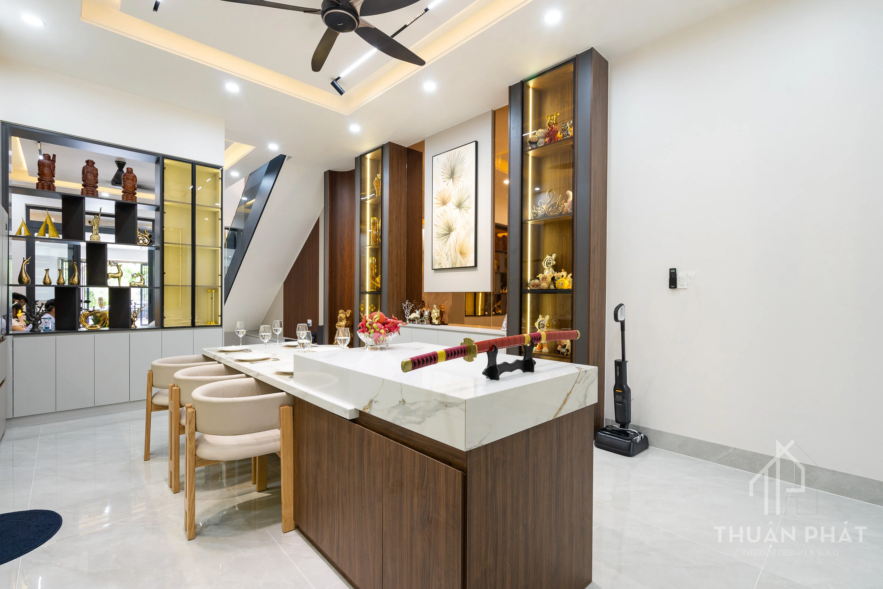 Thi Công Nội Thất Nhà Phố 210m2 Trọn Gói - Hình ảnh 24