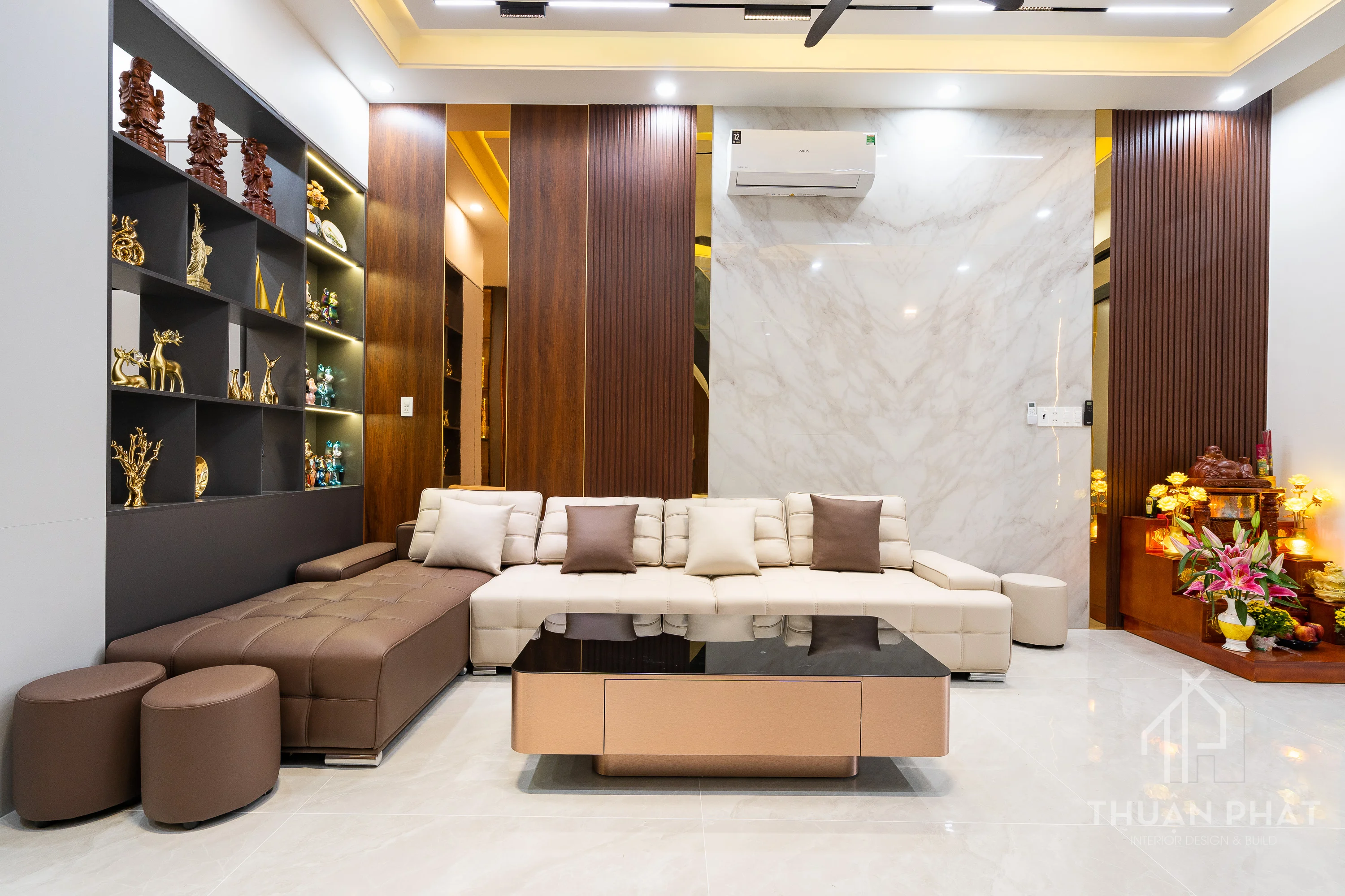 Thi Công Nội Thất Nhà Phố 210m2 Trọn Gói - Hình ảnh 10