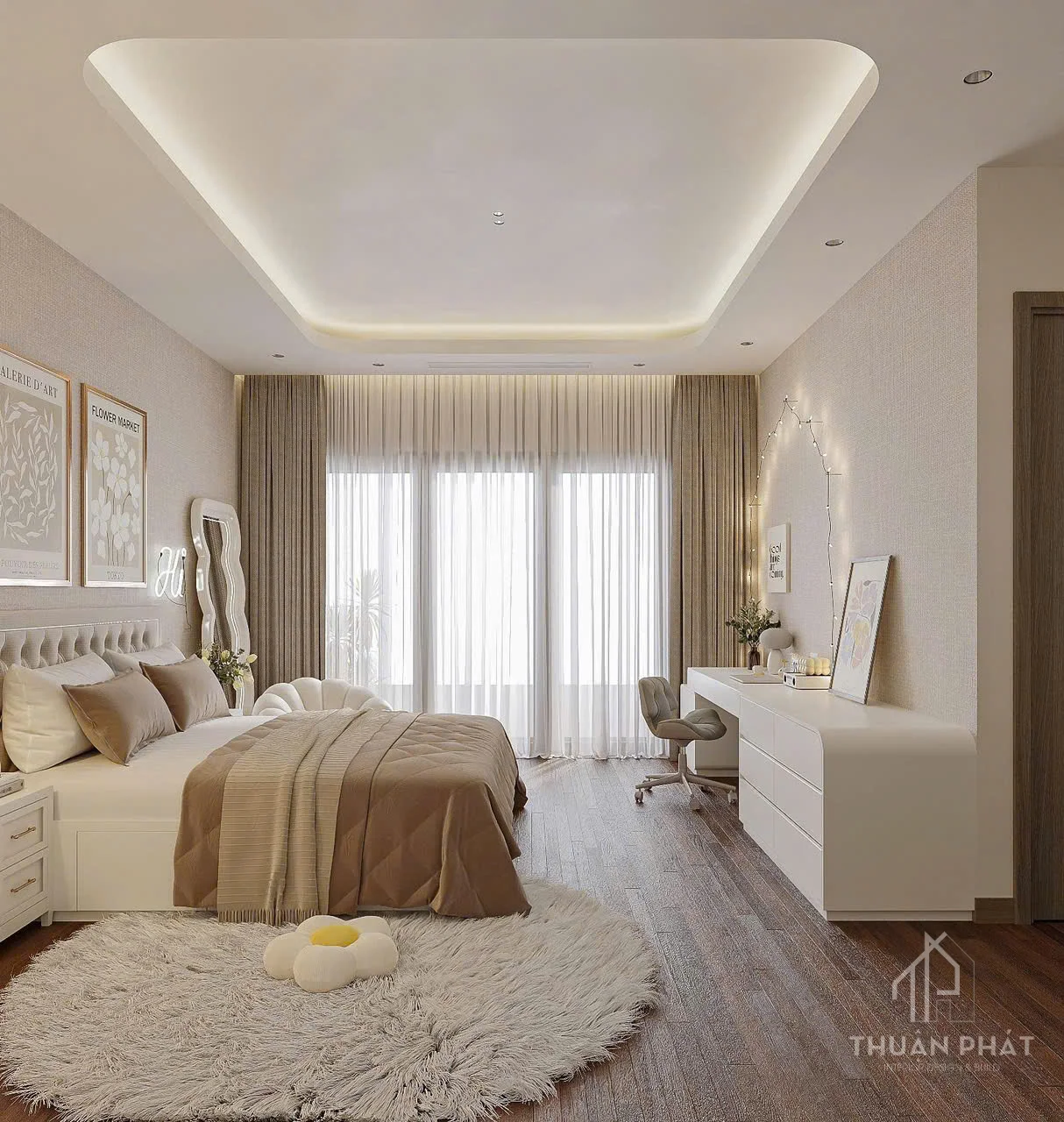 Thiết Kế Nội Thất Đắk Lắk Trọn Gói 446m² Sang Trọng Chỉ Với 600 Triệu - Hình ảnh 22