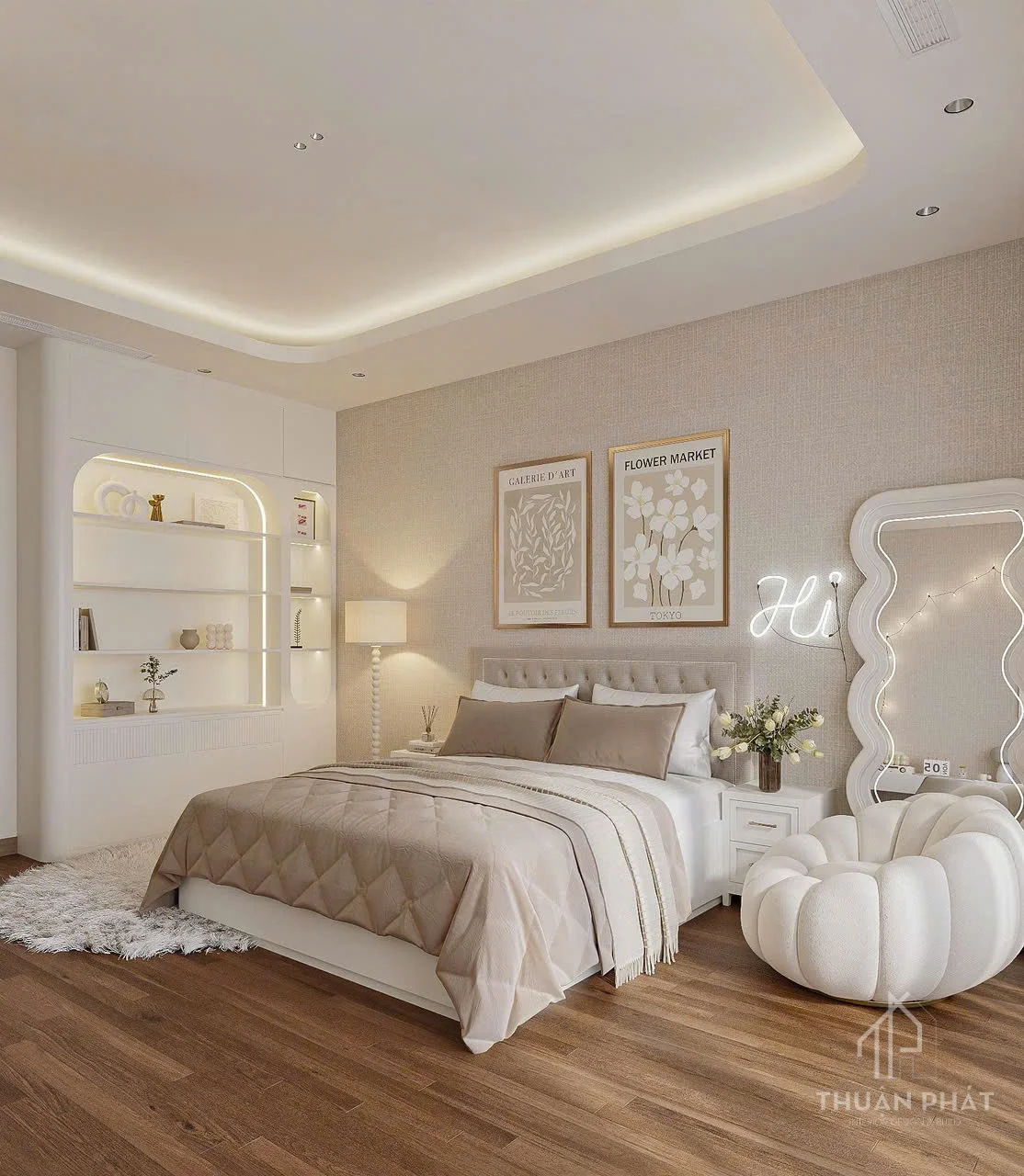 Thiết Kế Nội Thất Đắk Lắk Trọn Gói 446m² Sang Trọng Chỉ Với 600 Triệu - Hình ảnh 17