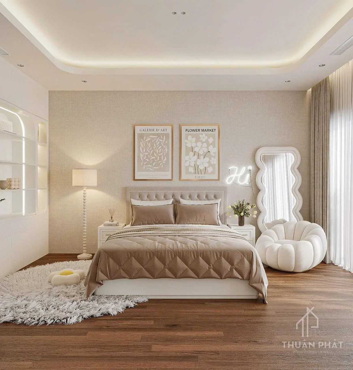 Thiết Kế Nội Thất Đắk Lắk Trọn Gói 446m² Sang Trọng Chỉ Với 600 Triệu - Hình ảnh 23