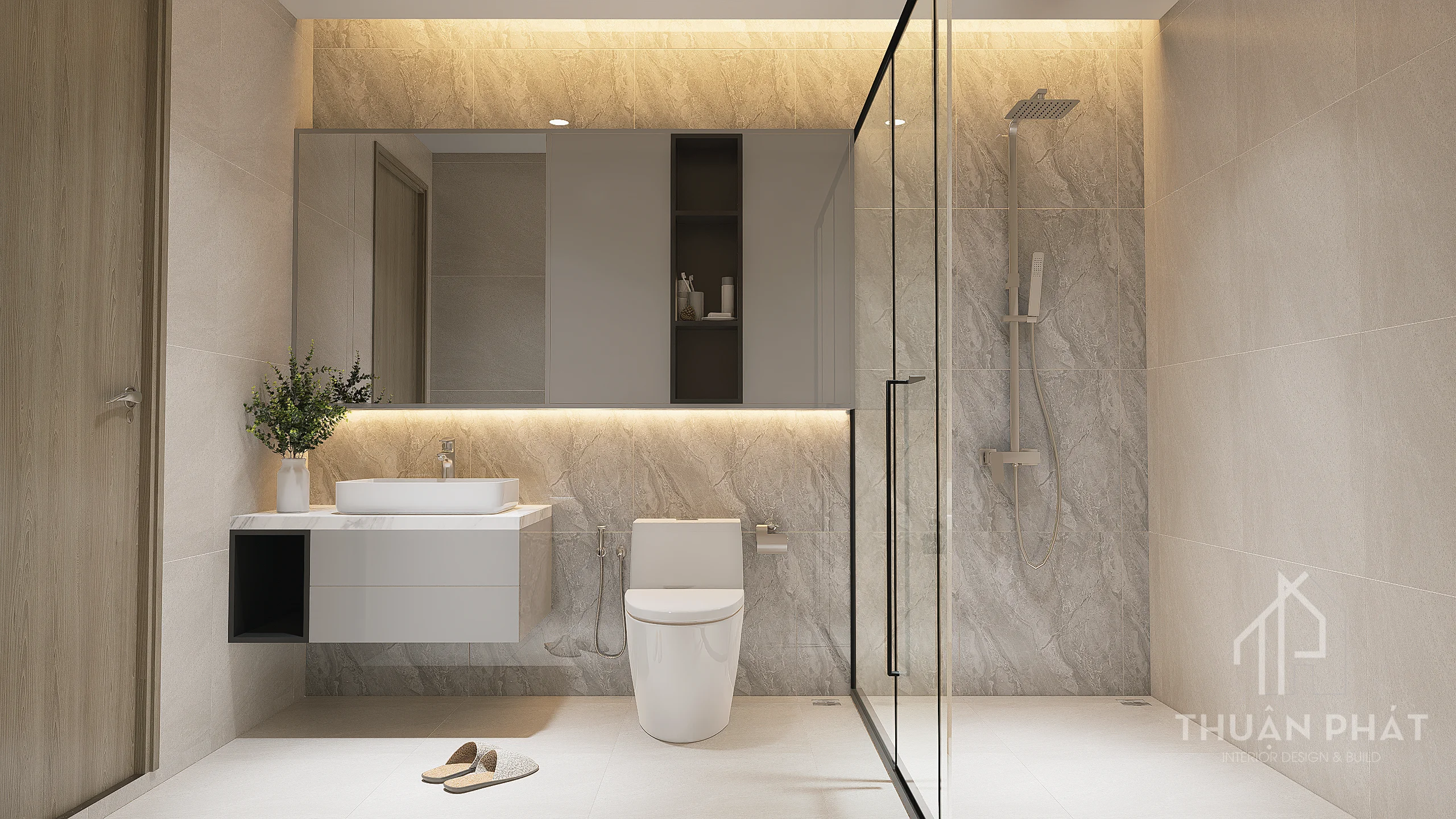 Thiết Kế Nội Thất Nhà Phố Phan Thiết 246m2 Sang Trọng, Trọn Gói - Hình ảnh 19