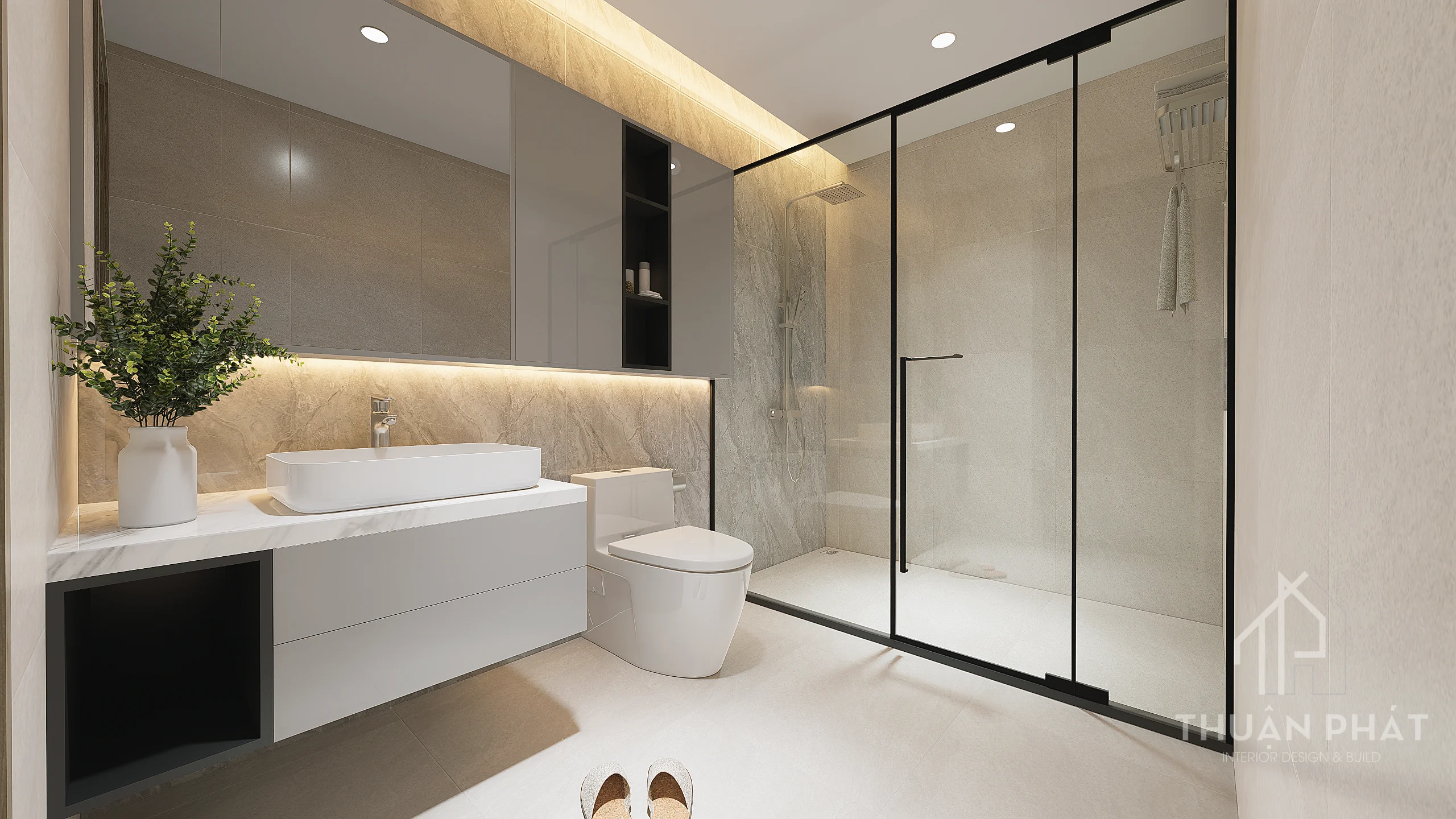 Thiết Kế Nội Thất Nhà Phố Phan Thiết 246m2 Sang Trọng, Trọn Gói - Hình ảnh 20