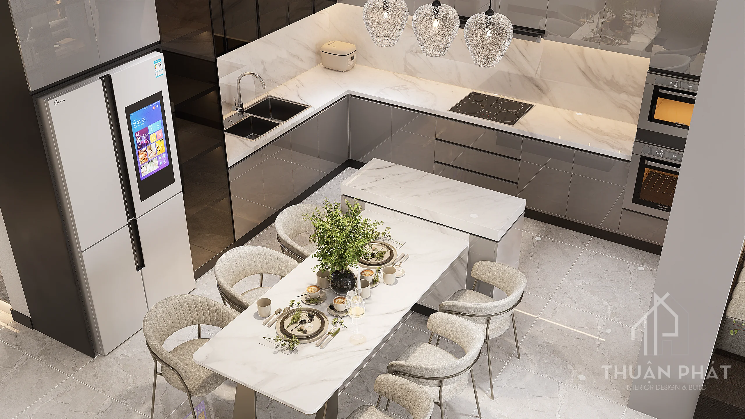 Thiết Kế Nội Thất Nhà Phố Phan Thiết 246m2 Sang Trọng, Trọn Gói - Hình ảnh 9