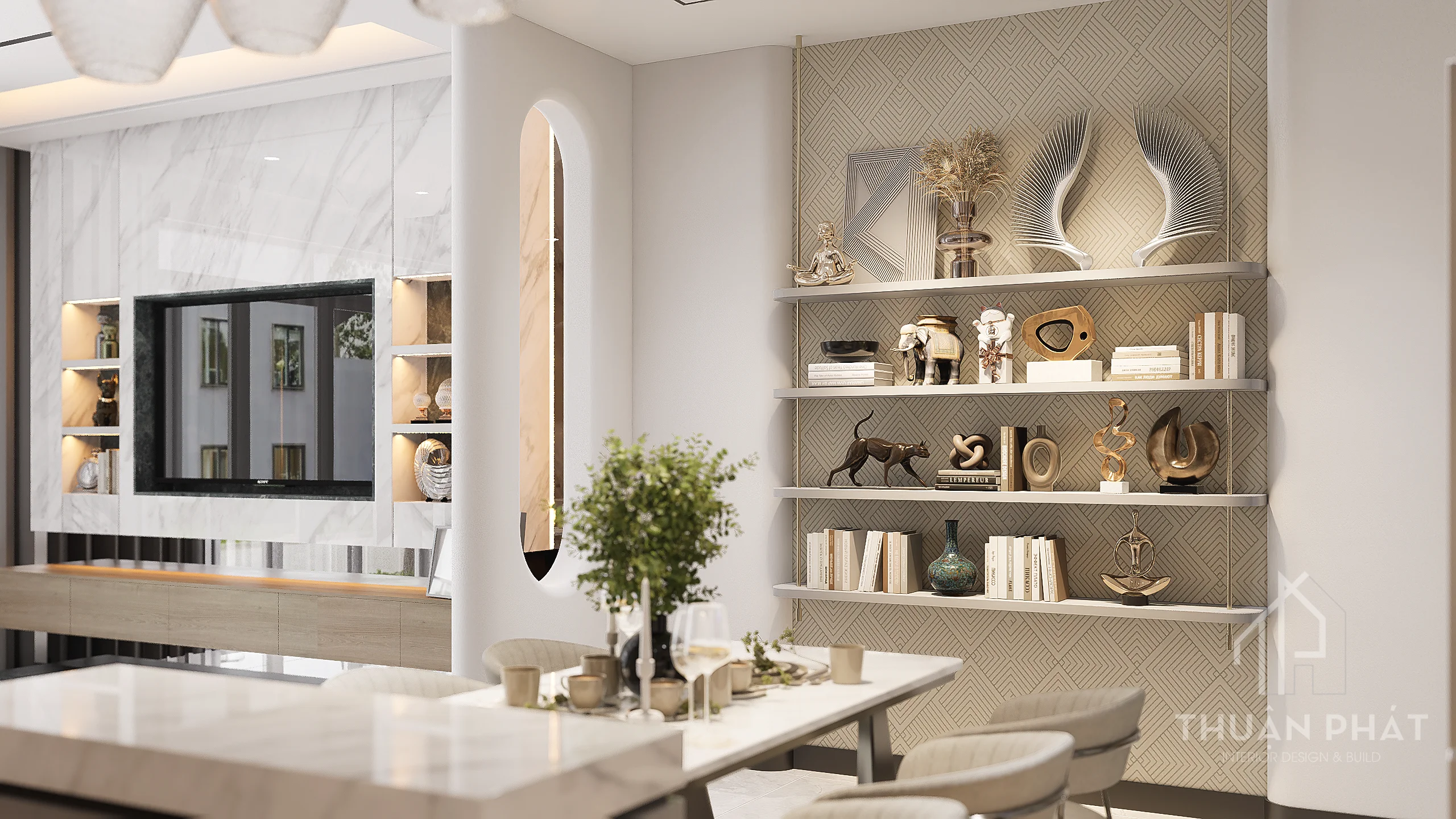 Thiết Kế Nội Thất Nhà Phố Phan Thiết 246m2 Sang Trọng, Trọn Gói - Hình ảnh 8