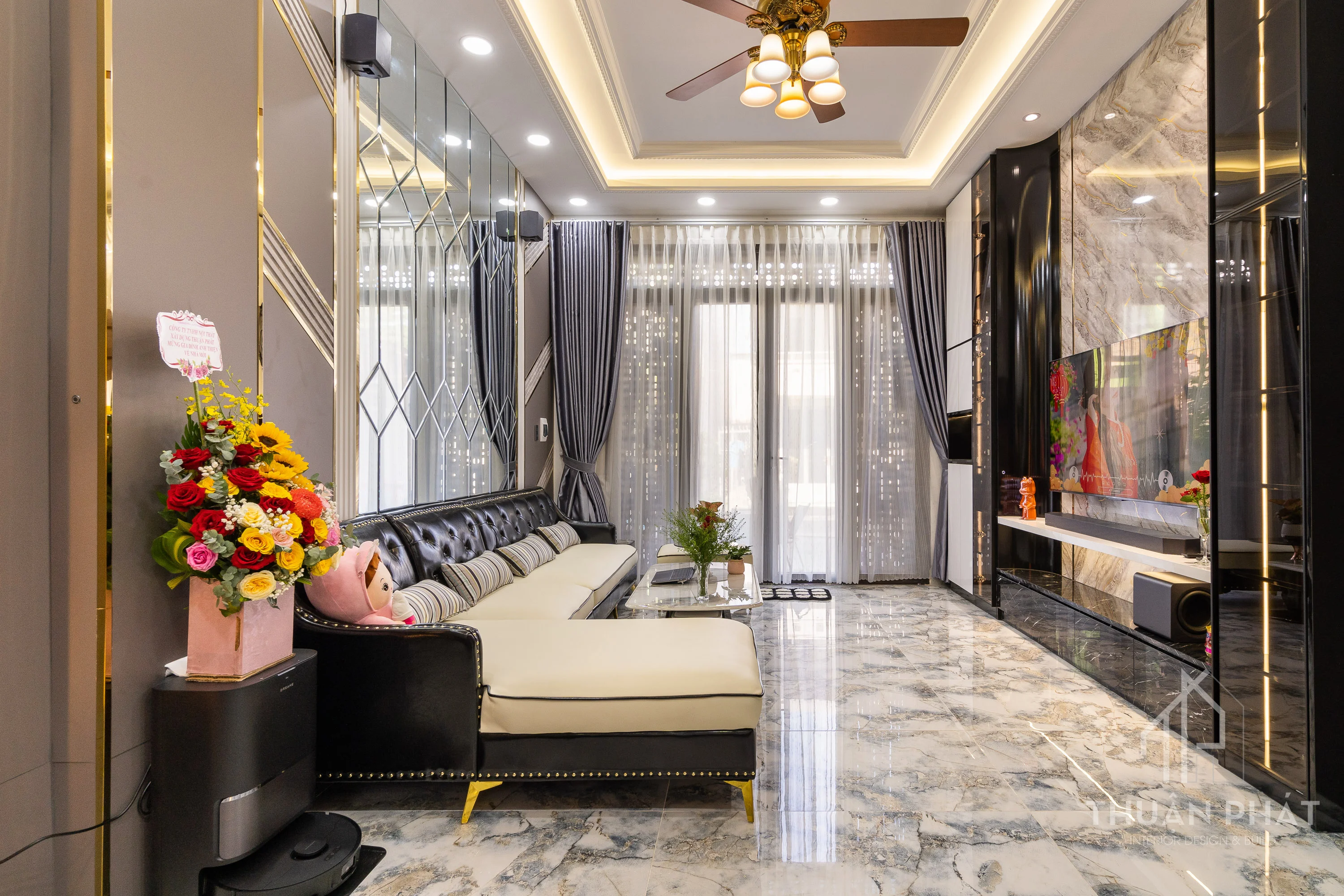 Thi Công Nội Thất Nhà Phố Hiện Đại 260m2 Tại Bình Tân Trọn Gói - Hình ảnh 10