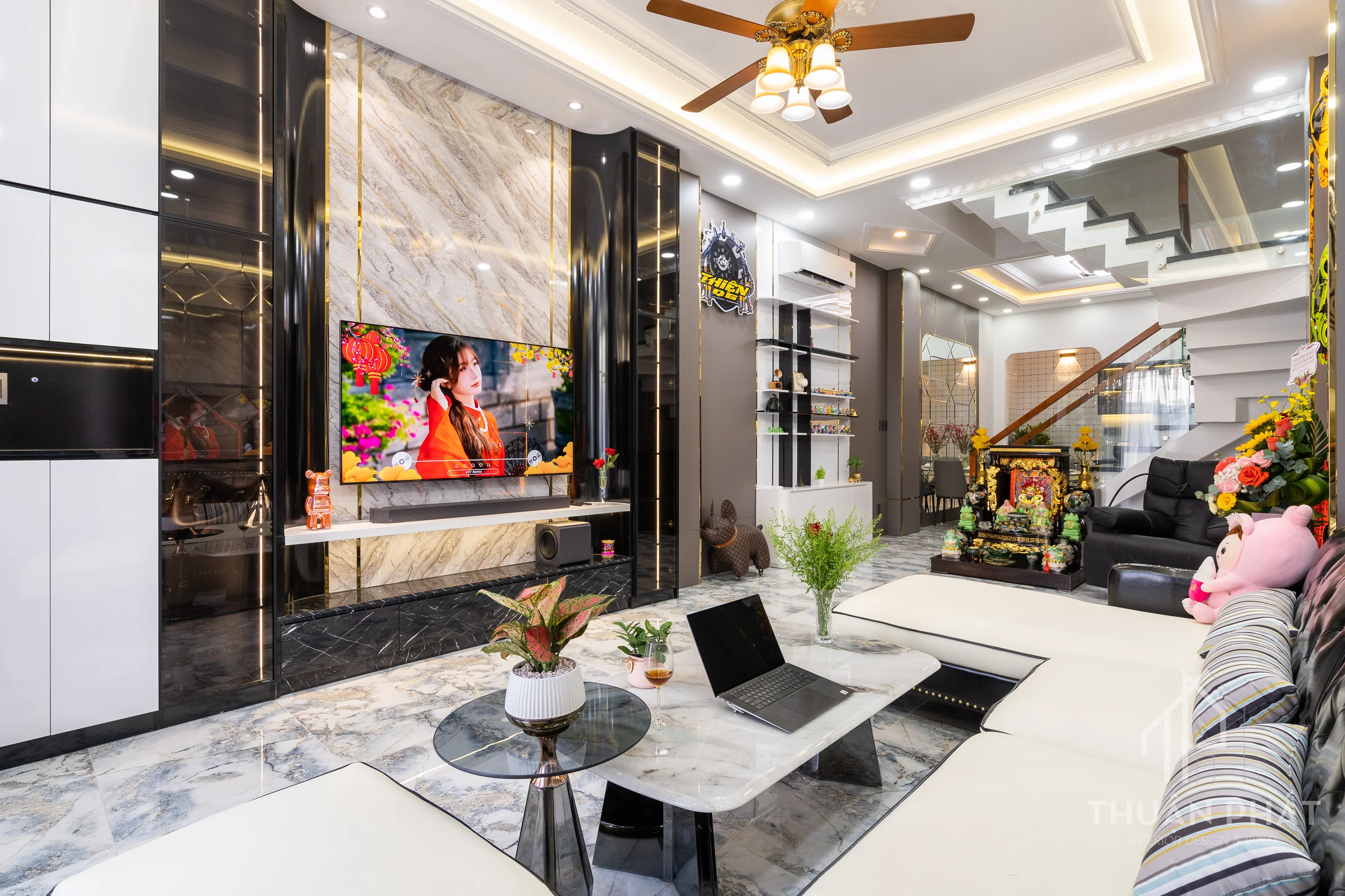 Thi Công Nội Thất Nhà Phố Hiện Đại 260m2 Tại Bình Tân Trọn Gói - Hình ảnh 6