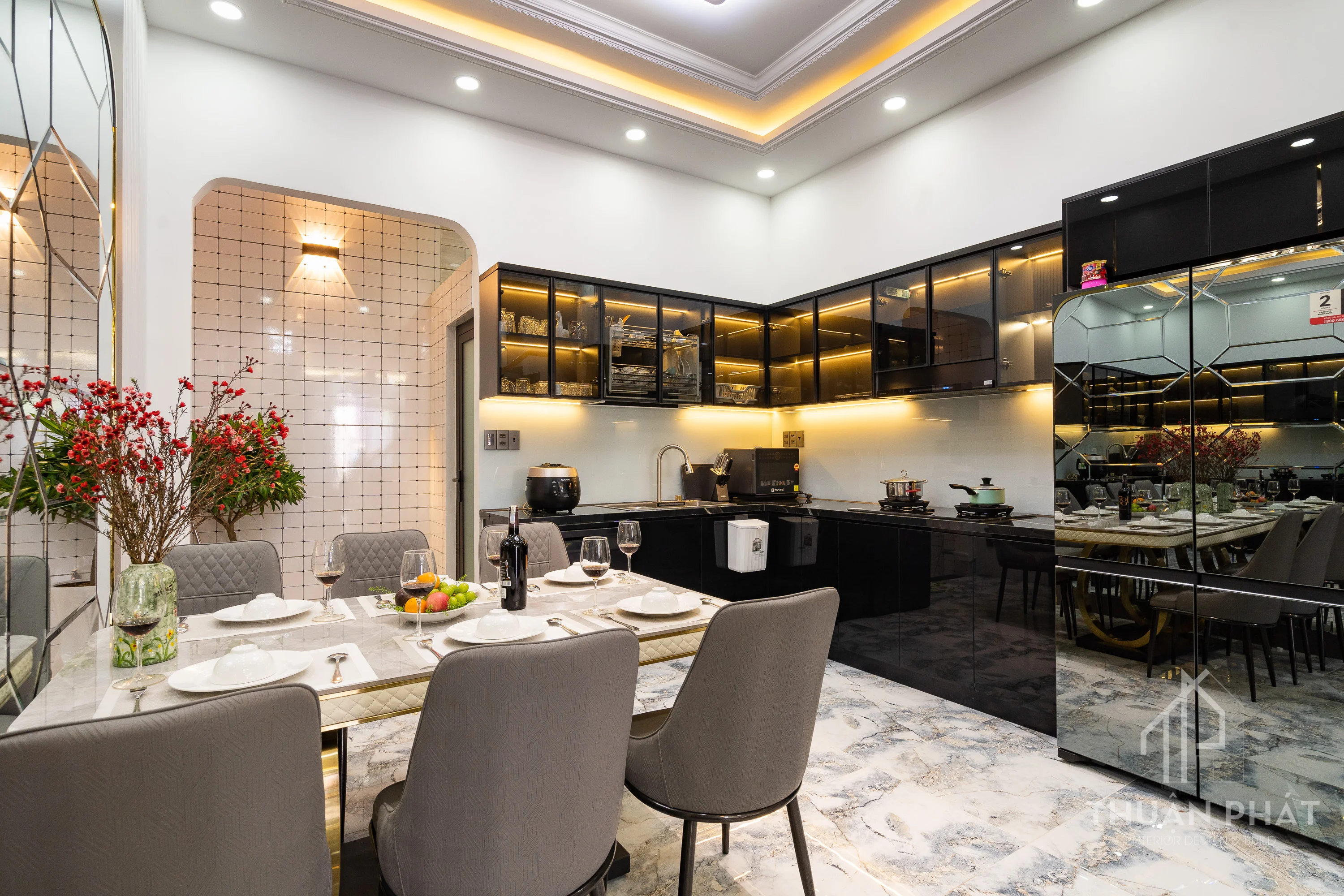 Thi Công Nội Thất Nhà Phố Hiện Đại 260m2 Tại Bình Tân Trọn Gói - Hình ảnh 17