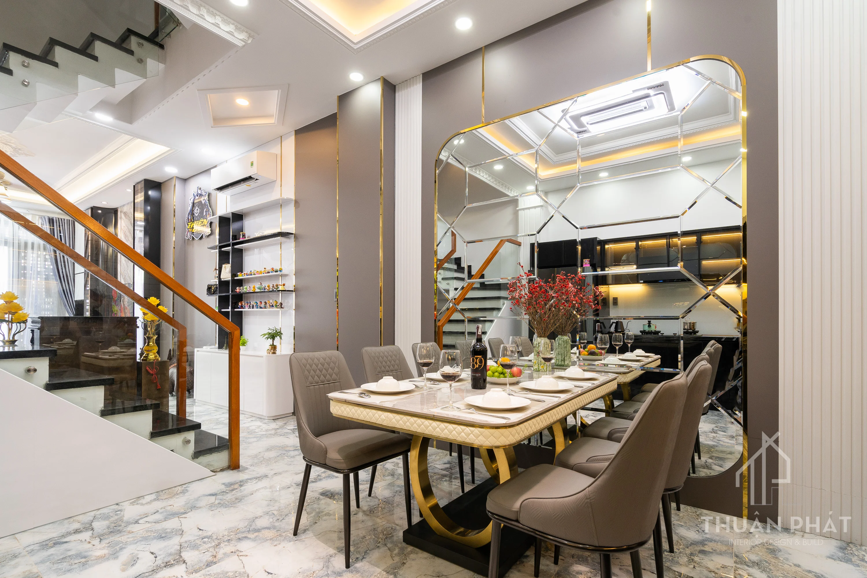 Thi Công Nội Thất Nhà Phố Hiện Đại 260m2 Tại Bình Tân Trọn Gói - Hình ảnh 24