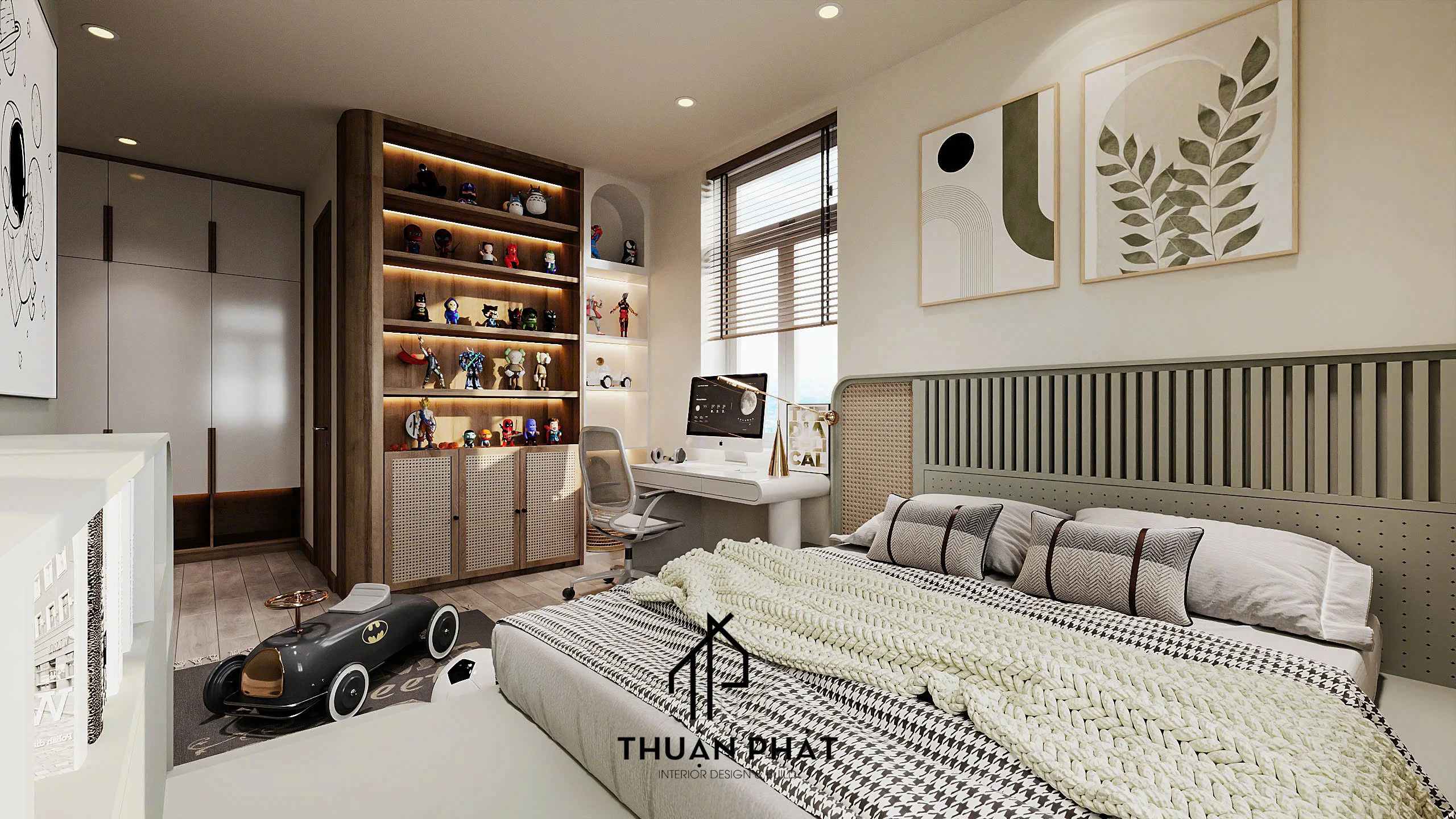 Nội Thất Japandi Warm Organic - Mẫu Thiết Kế Tinh Tế Từ Thuận Phát - Hình ảnh 14