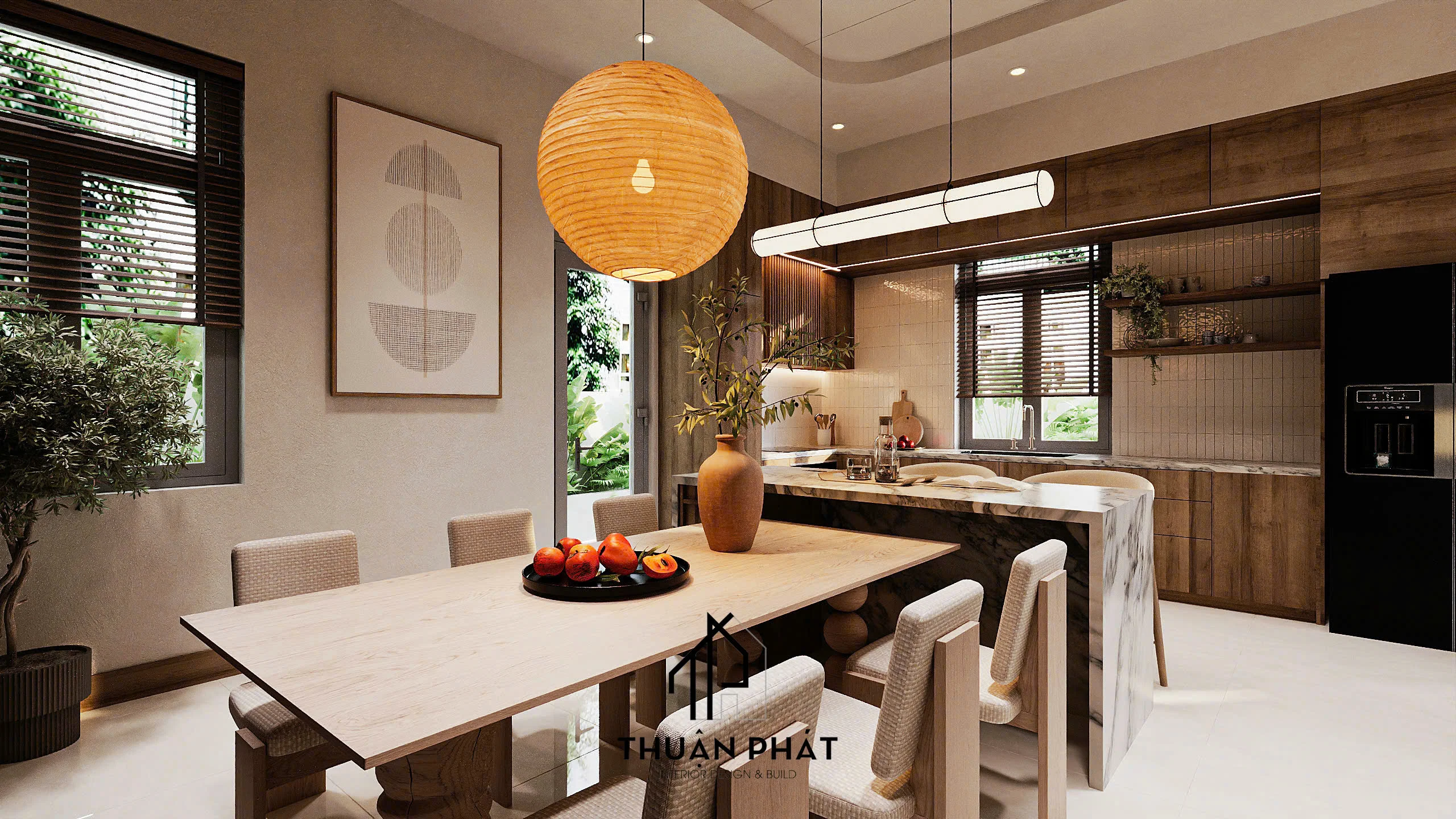 Nội Thất Japandi Warm Organic - Mẫu Thiết Kế Tinh Tế Từ Thuận Phát