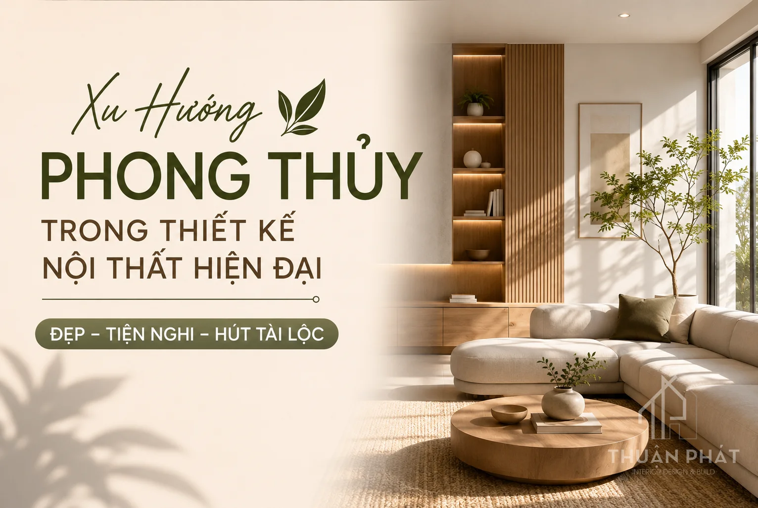 Xu Hướng Phong Thủy Trong Thiết Kế Nội Thất Hiện Đại