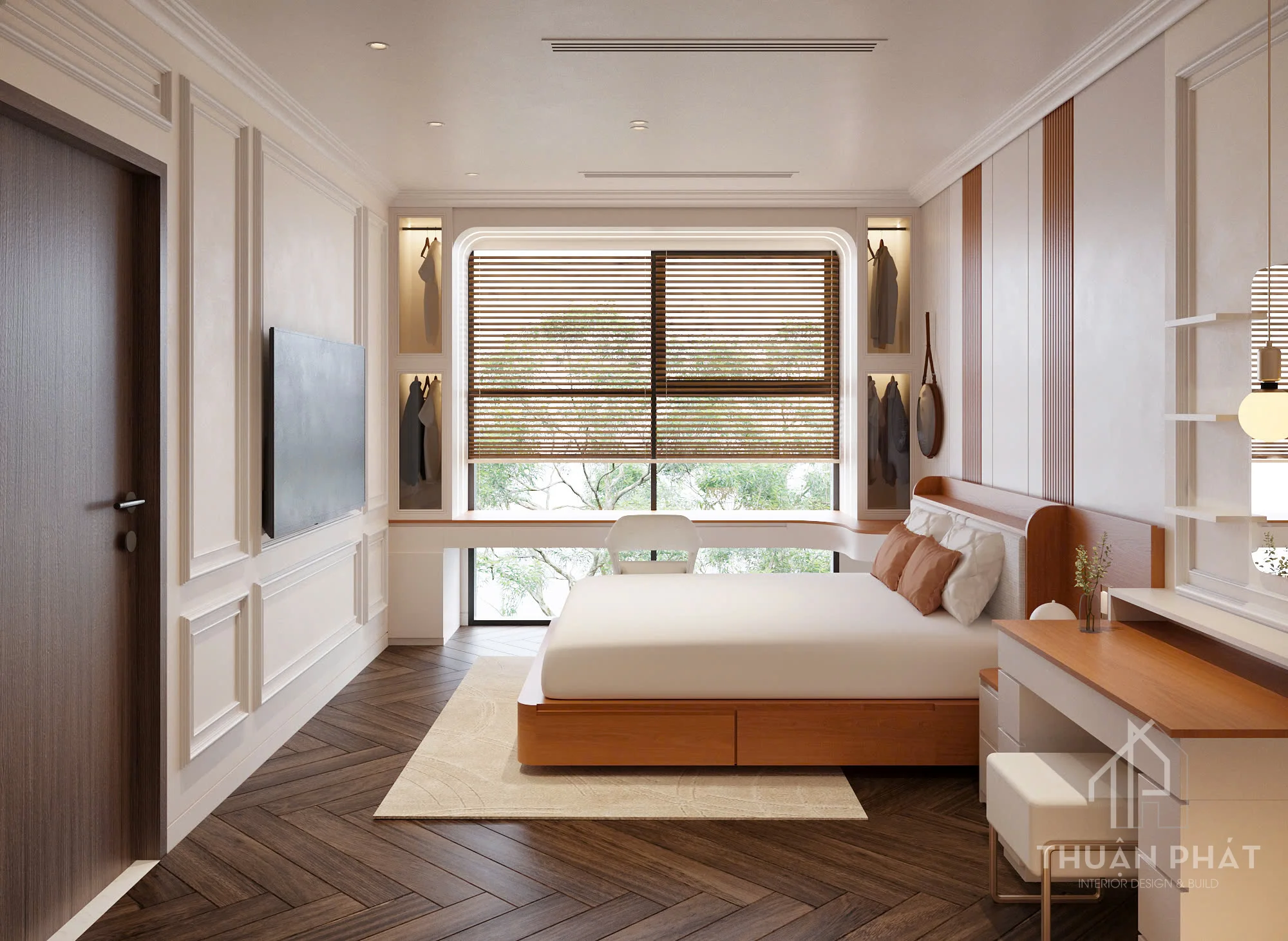 Thiết Kế Căn Hộ 105m2 Tại Q9 Phong Cách Modern Neoclassic Sang Trọng - Hình ảnh 11