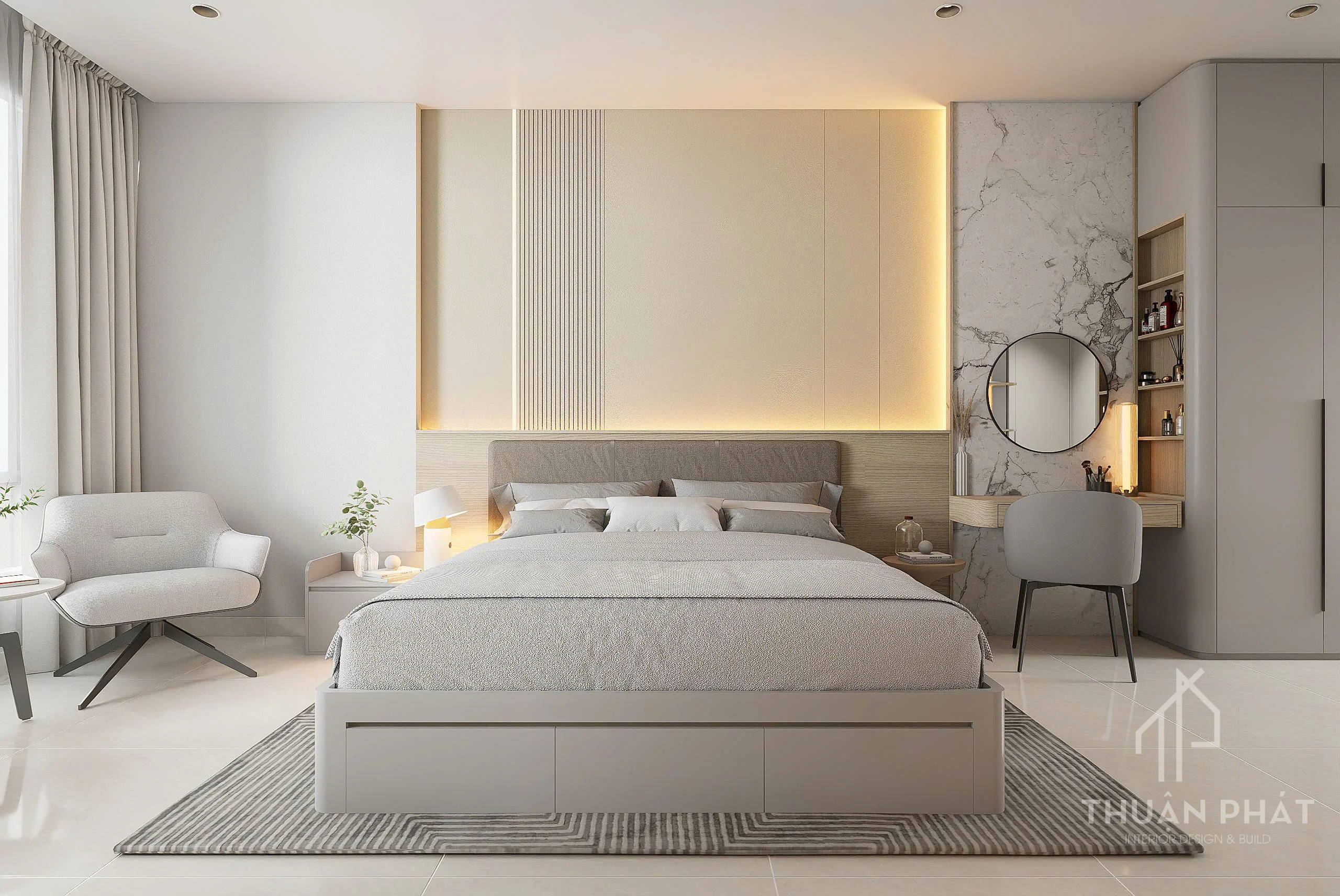 THIẾT KẾ NỘI THẤT NHÀ PHỐ QUẬN 2 – DỰ ÁN 350M2 PHONG CÁCH HIỆN ĐẠI - Hình ảnh 21