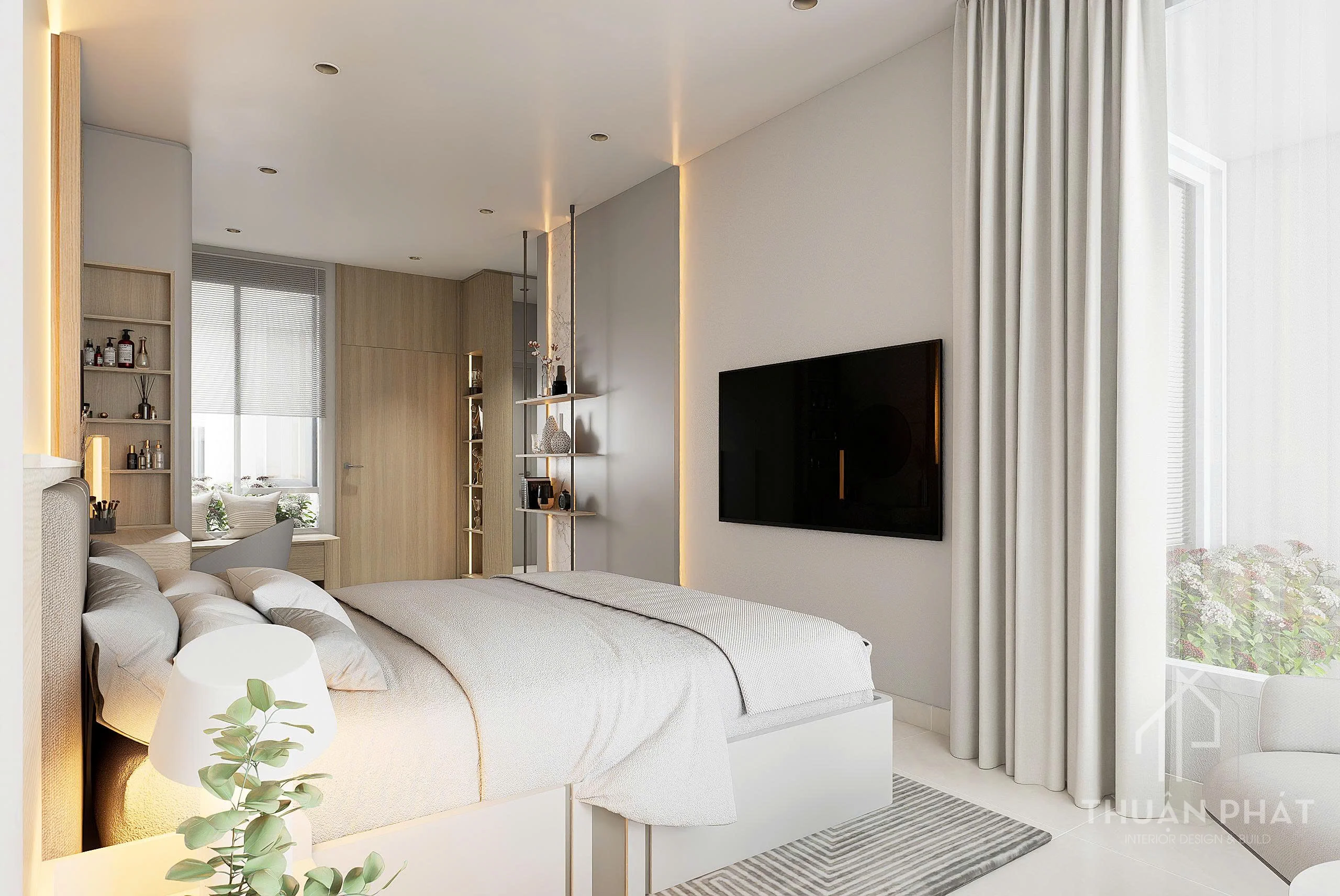 THIẾT KẾ NỘI THẤT NHÀ PHỐ QUẬN 2 – DỰ ÁN 350M2 PHONG CÁCH HIỆN ĐẠI - Hình ảnh 22