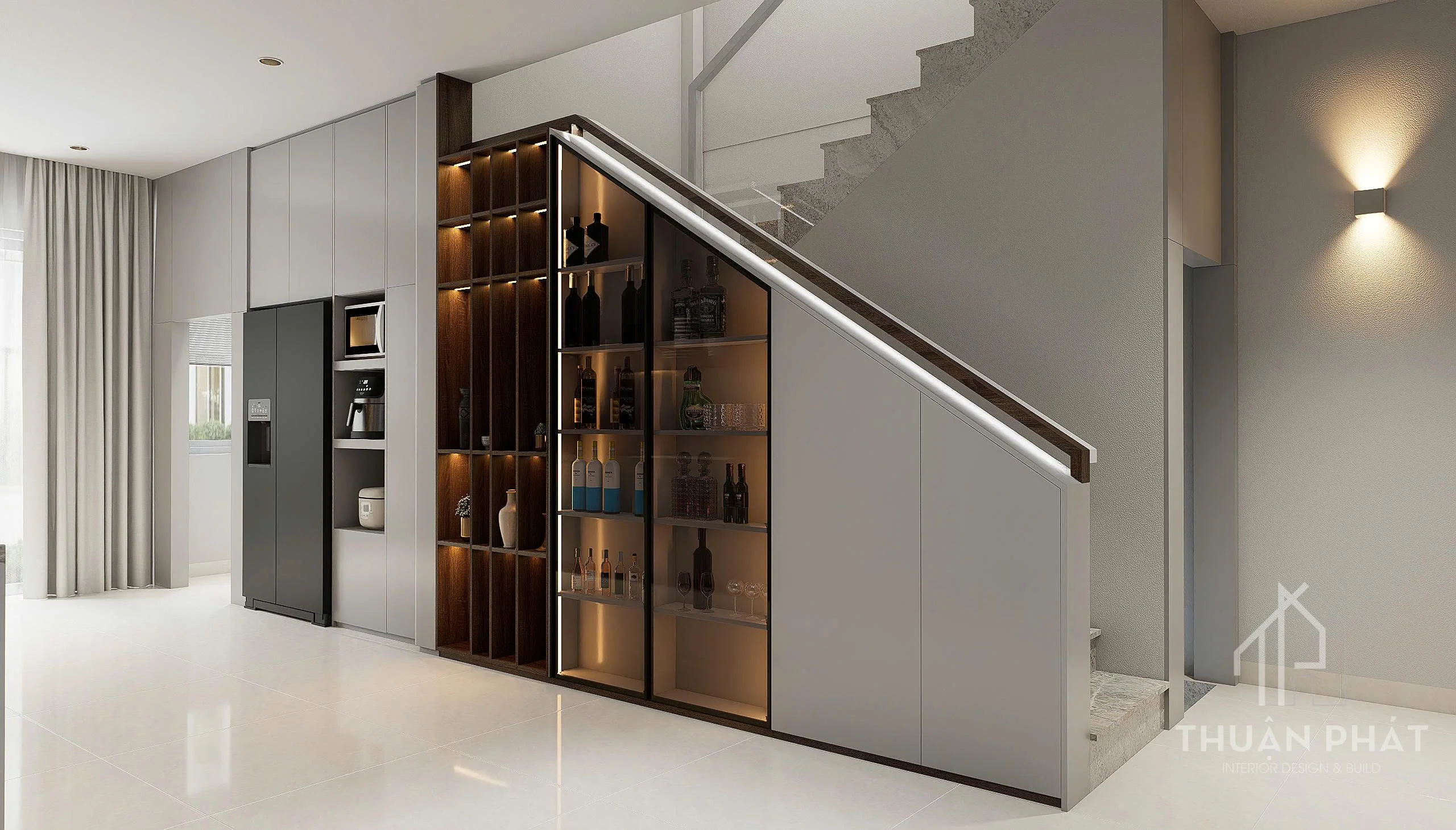 THIẾT KẾ NỘI THẤT NHÀ PHỐ QUẬN 2 – DỰ ÁN 350M2 PHONG CÁCH HIỆN ĐẠI - Hình ảnh 10