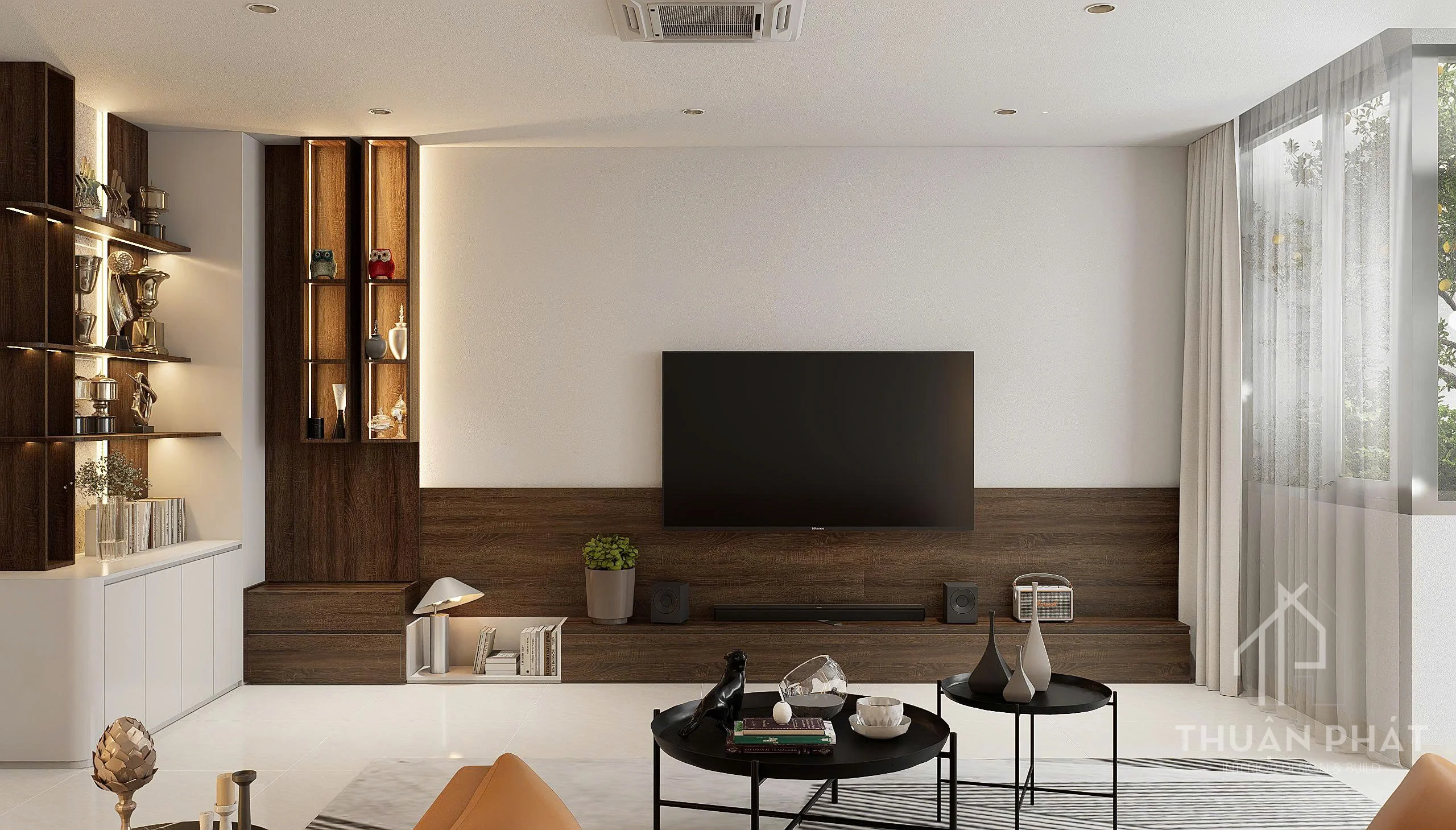 THIẾT KẾ NỘI THẤT NHÀ PHỐ QUẬN 2 – DỰ ÁN 350M2 PHONG CÁCH HIỆN ĐẠI - Hình ảnh 1