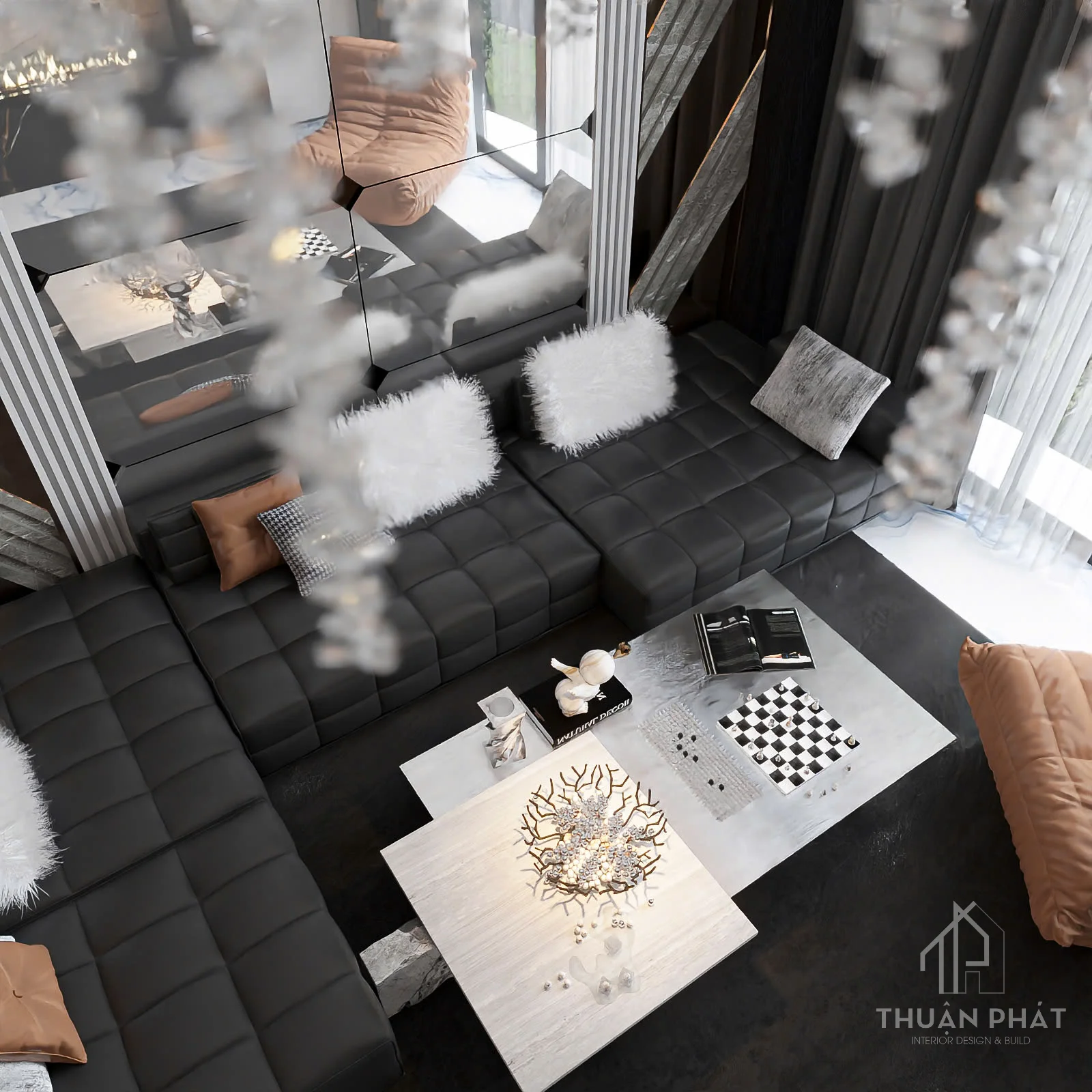 Thiết Kế Nội Thất Nhà Phố Bình Tân 260m2