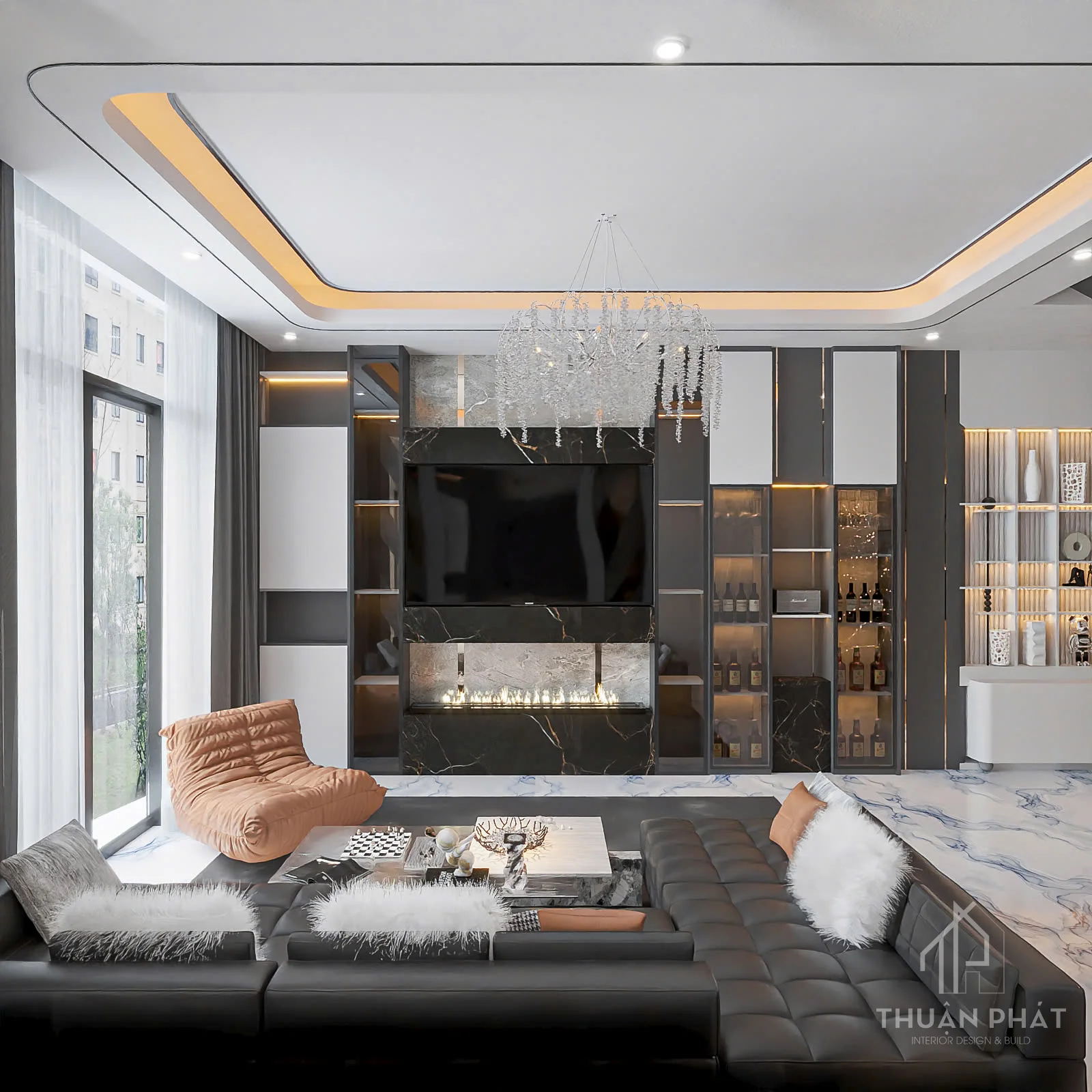 Thiết Kế Nội Thất Nhà Phố Bình Tân 260m2 - Hình ảnh 5