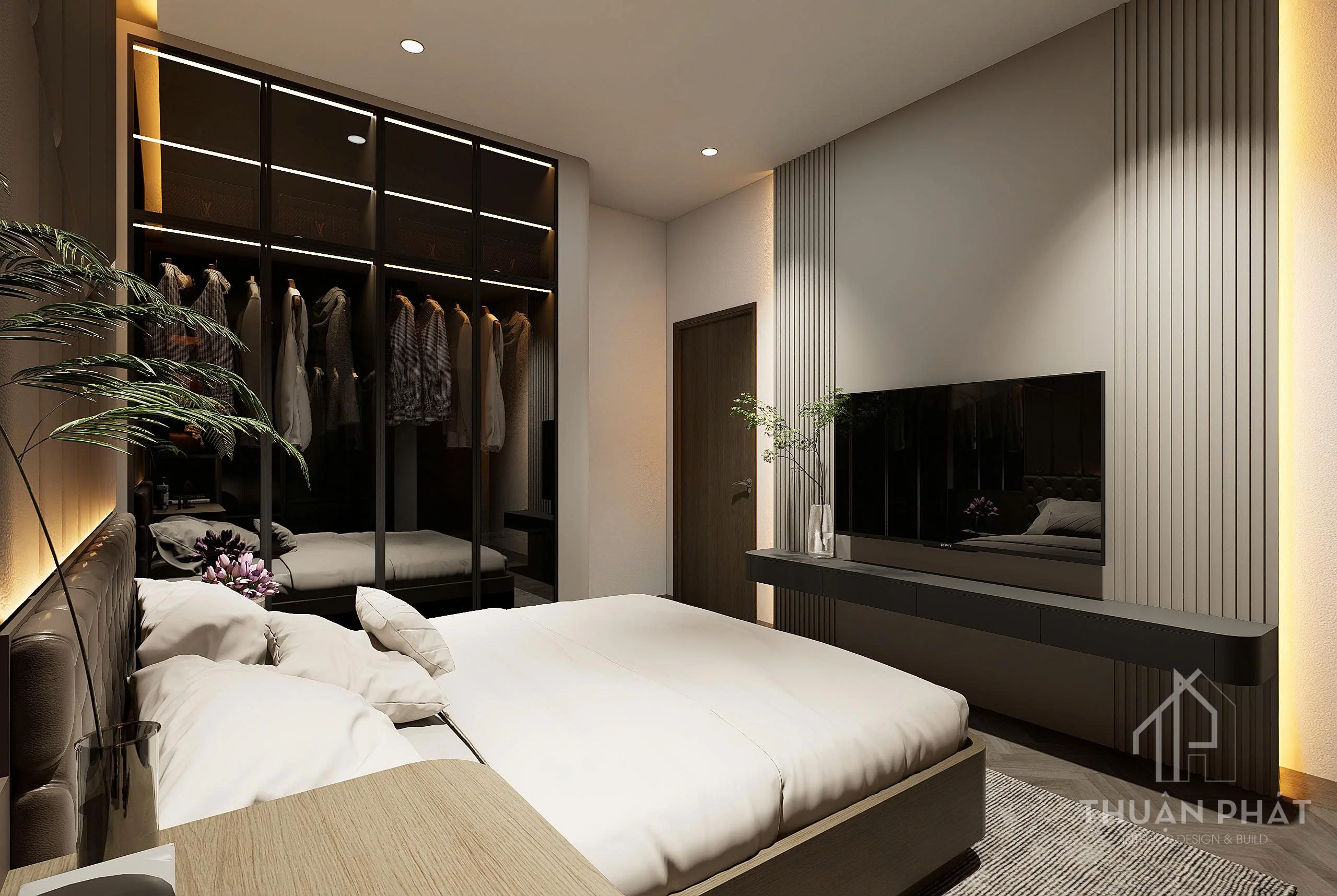 Thiết Kế Nội Thất Bình Dương 210m2 Sang Trọng - Nhà Chị Trang - Hình ảnh 31