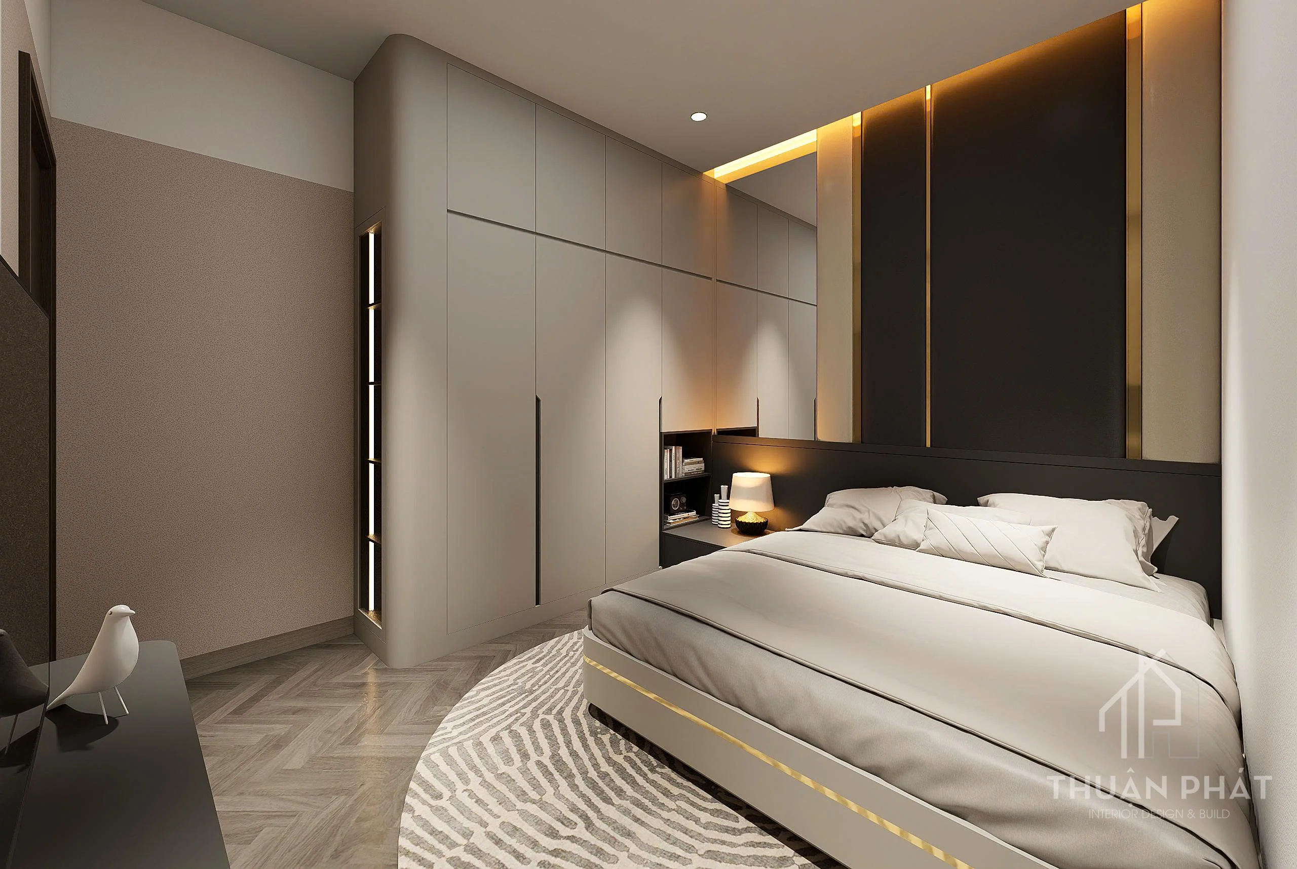 Thiết Kế Nội Thất Bình Dương 210m2 Sang Trọng - Nhà Chị Trang - Hình ảnh 36