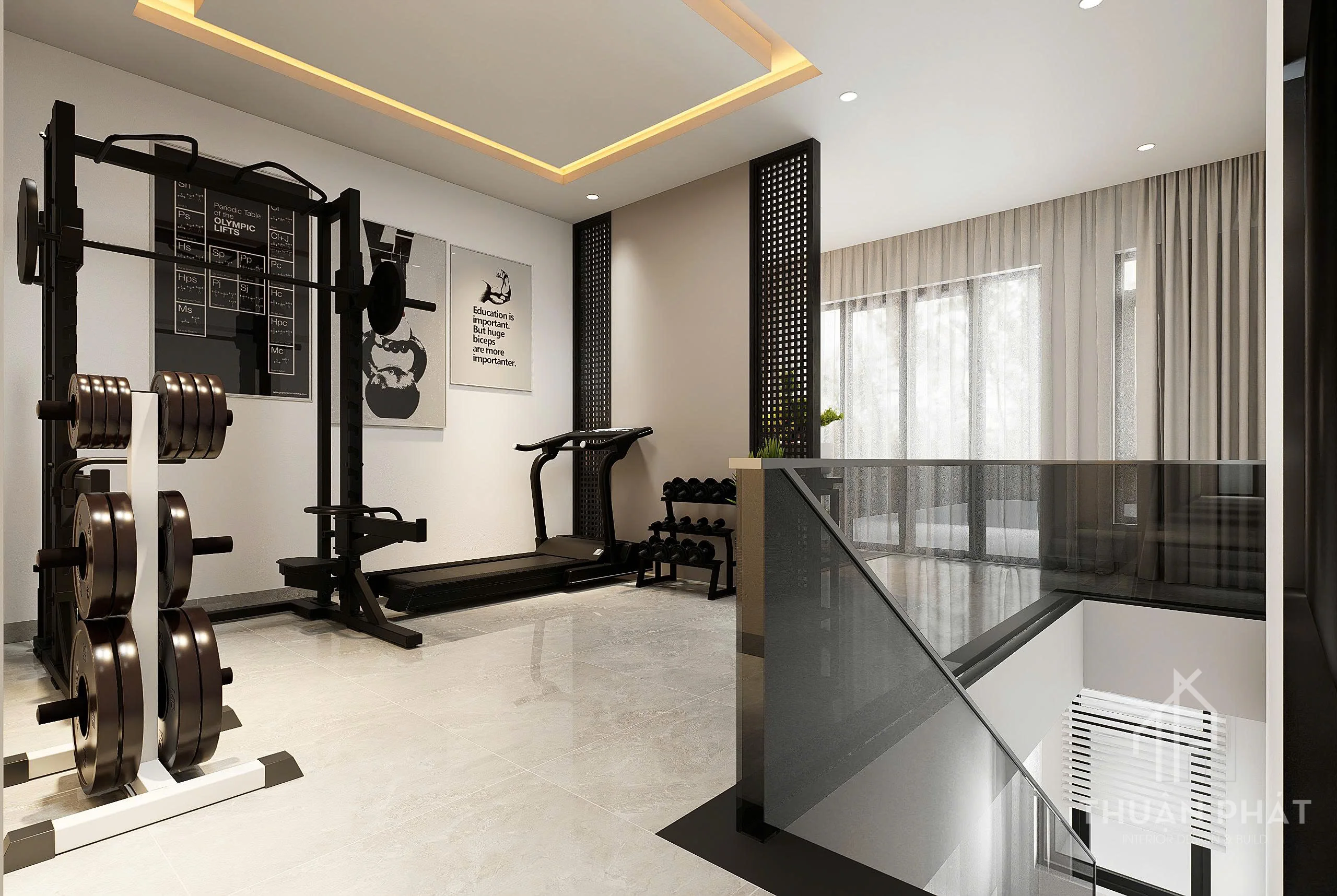Thiết Kế Nội Thất Bình Dương 210m2 Sang Trọng - Nhà Chị Trang - Hình ảnh 24