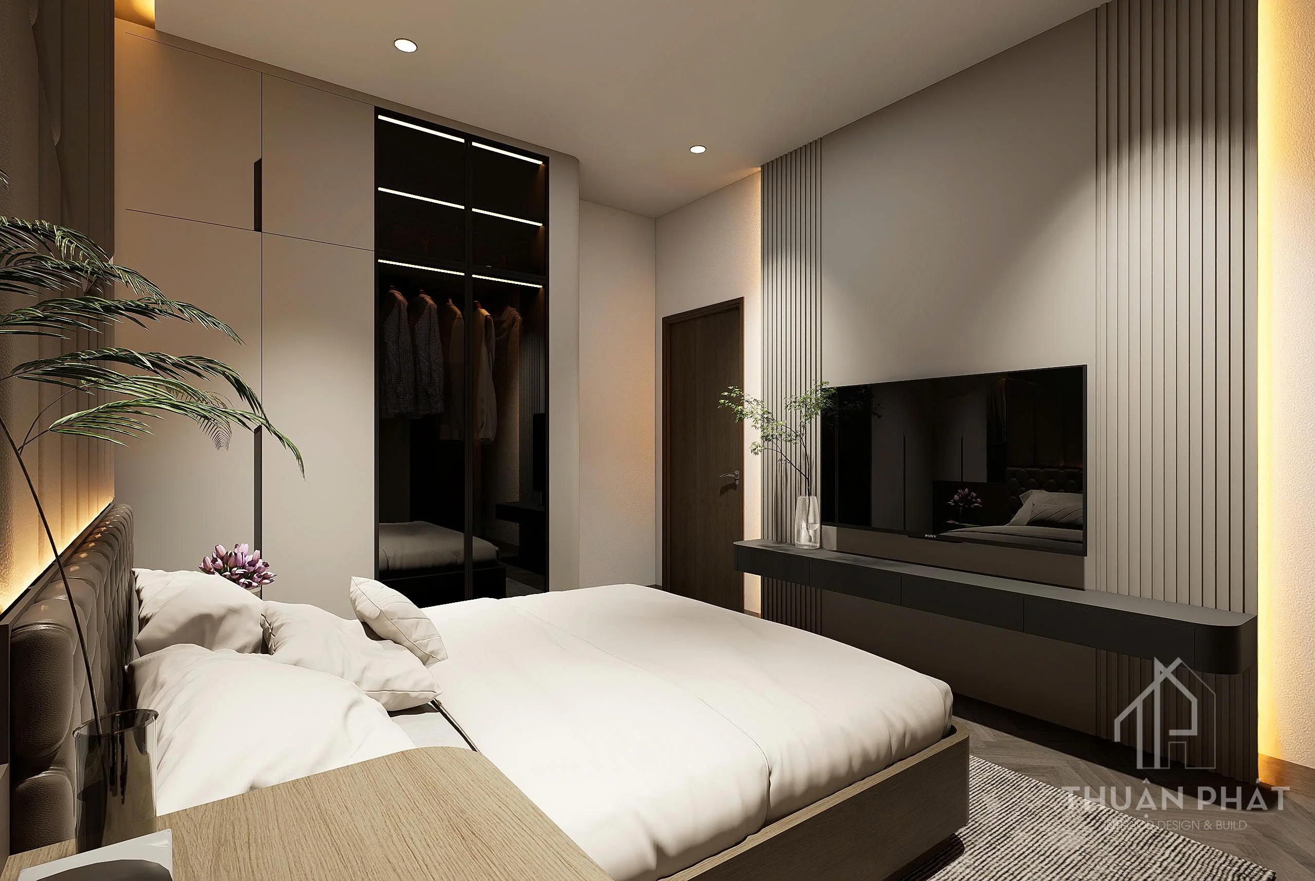 Thiết Kế Nội Thất Bình Dương 210m2 Sang Trọng - Nhà Chị Trang - Hình ảnh 30