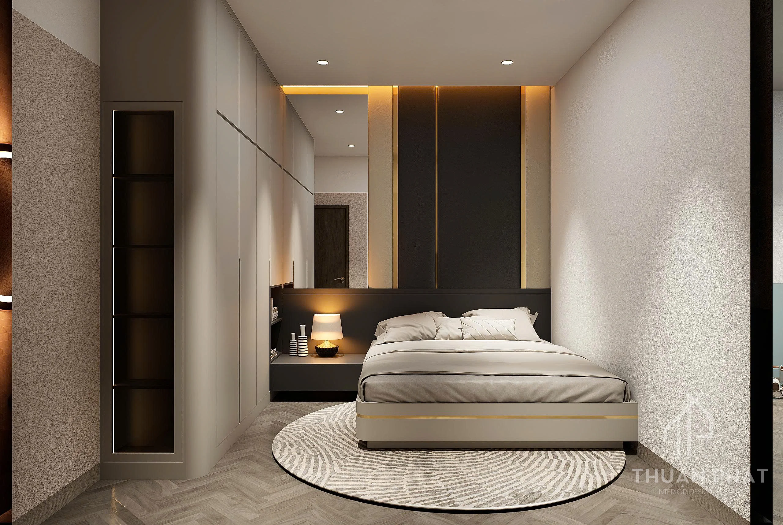 Thiết Kế Nội Thất Bình Dương 210m2 Sang Trọng - Nhà Chị Trang - Hình ảnh 35