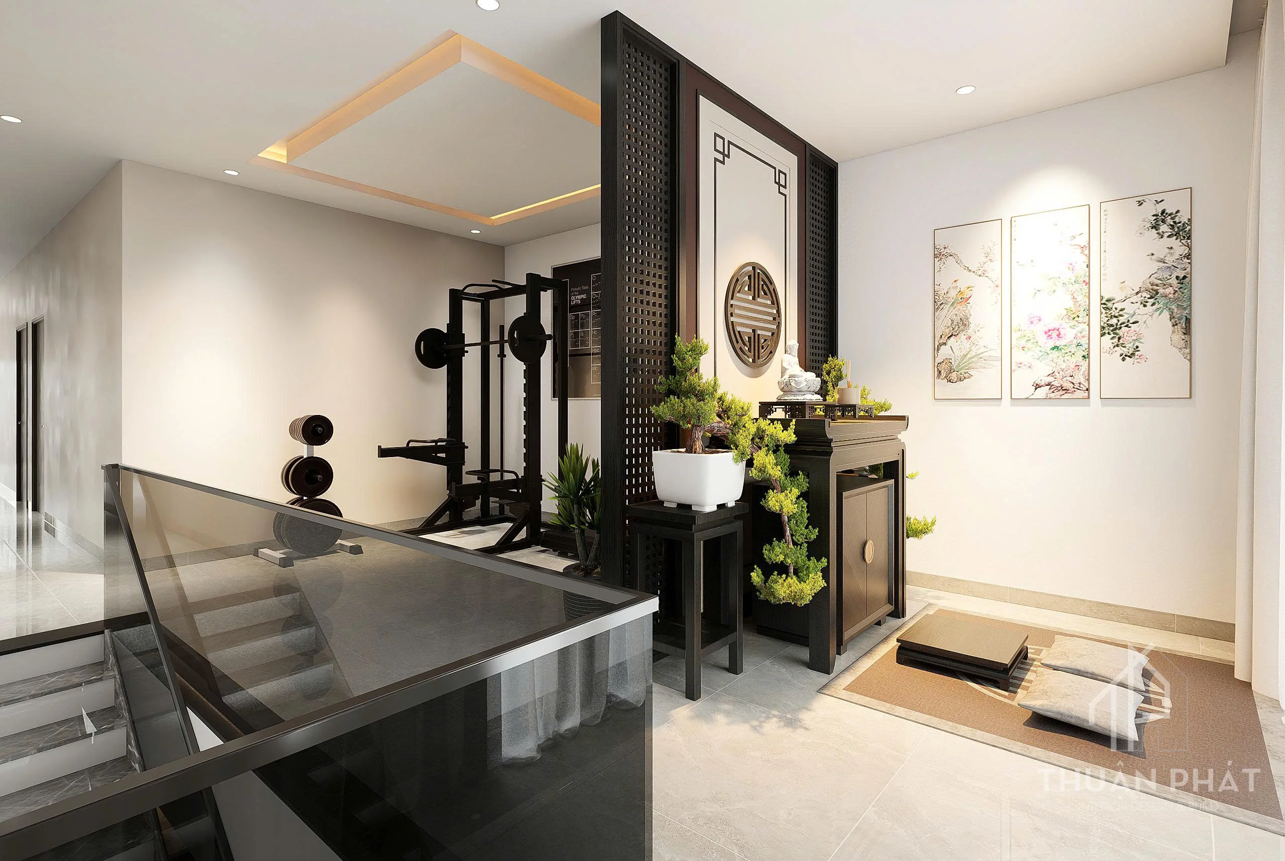 Thiết Kế Nội Thất Bình Dương 210m2 Sang Trọng - Nhà Chị Trang - Hình ảnh 25