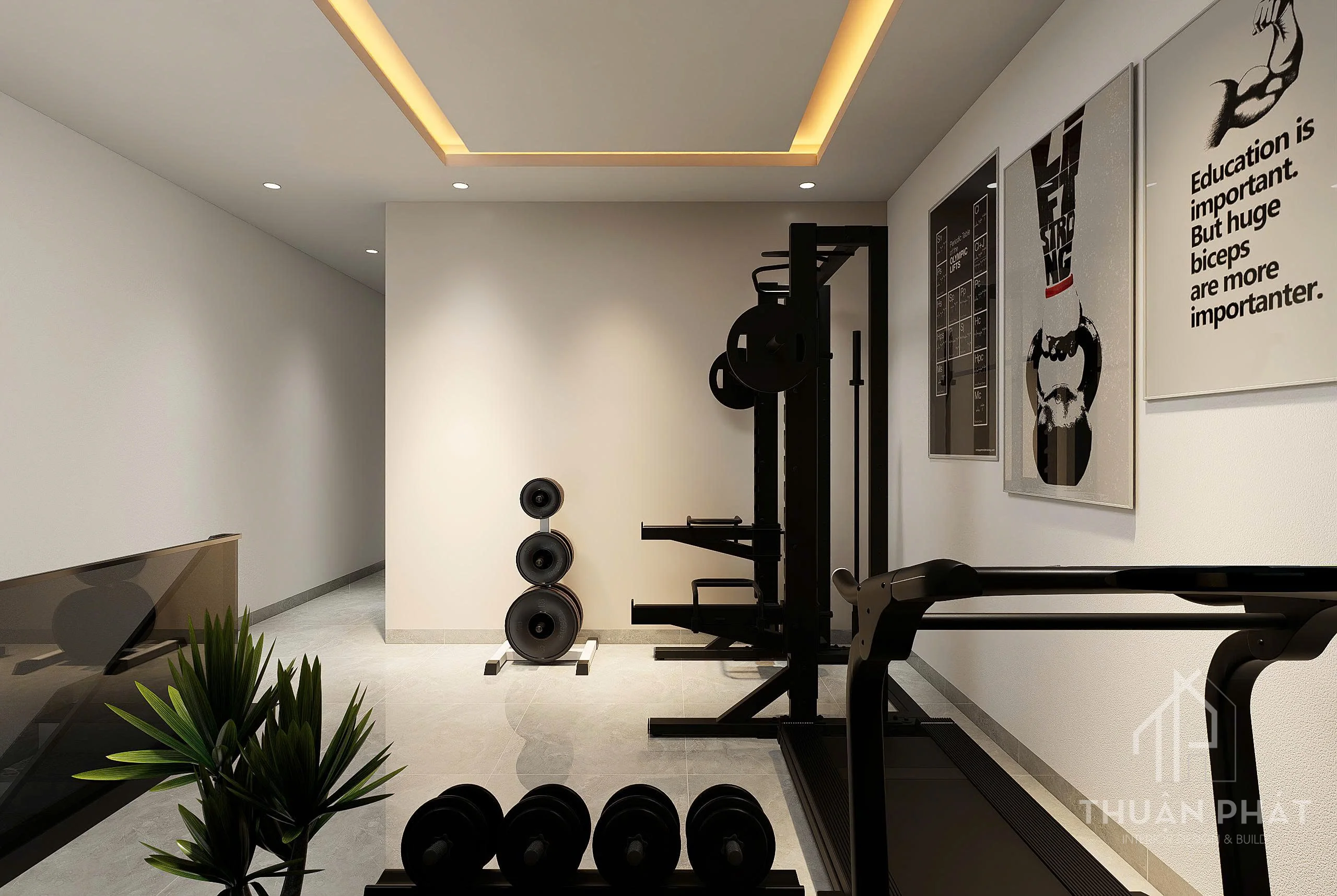 Thiết Kế Nội Thất Bình Dương 210m2 Sang Trọng - Nhà Chị Trang - Hình ảnh 23