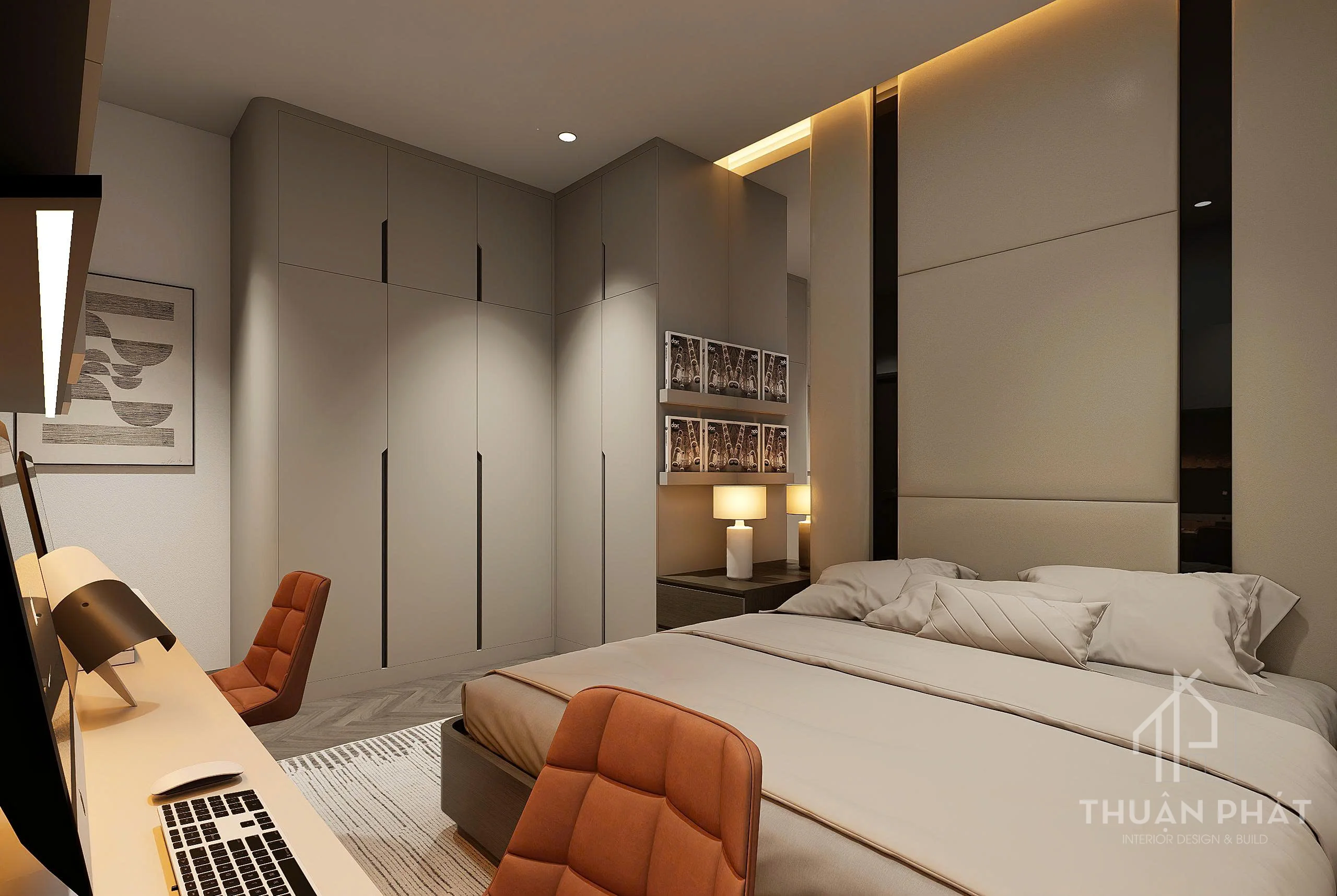 Thiết Kế Nội Thất Bình Dương 210m2 Sang Trọng - Nhà Chị Trang - Hình ảnh 38